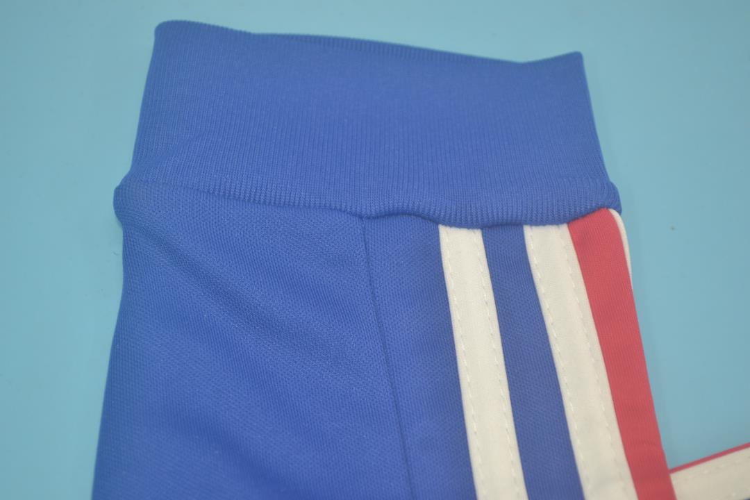1984 France Home World Cup Long Sleeve Retro Football Jersey