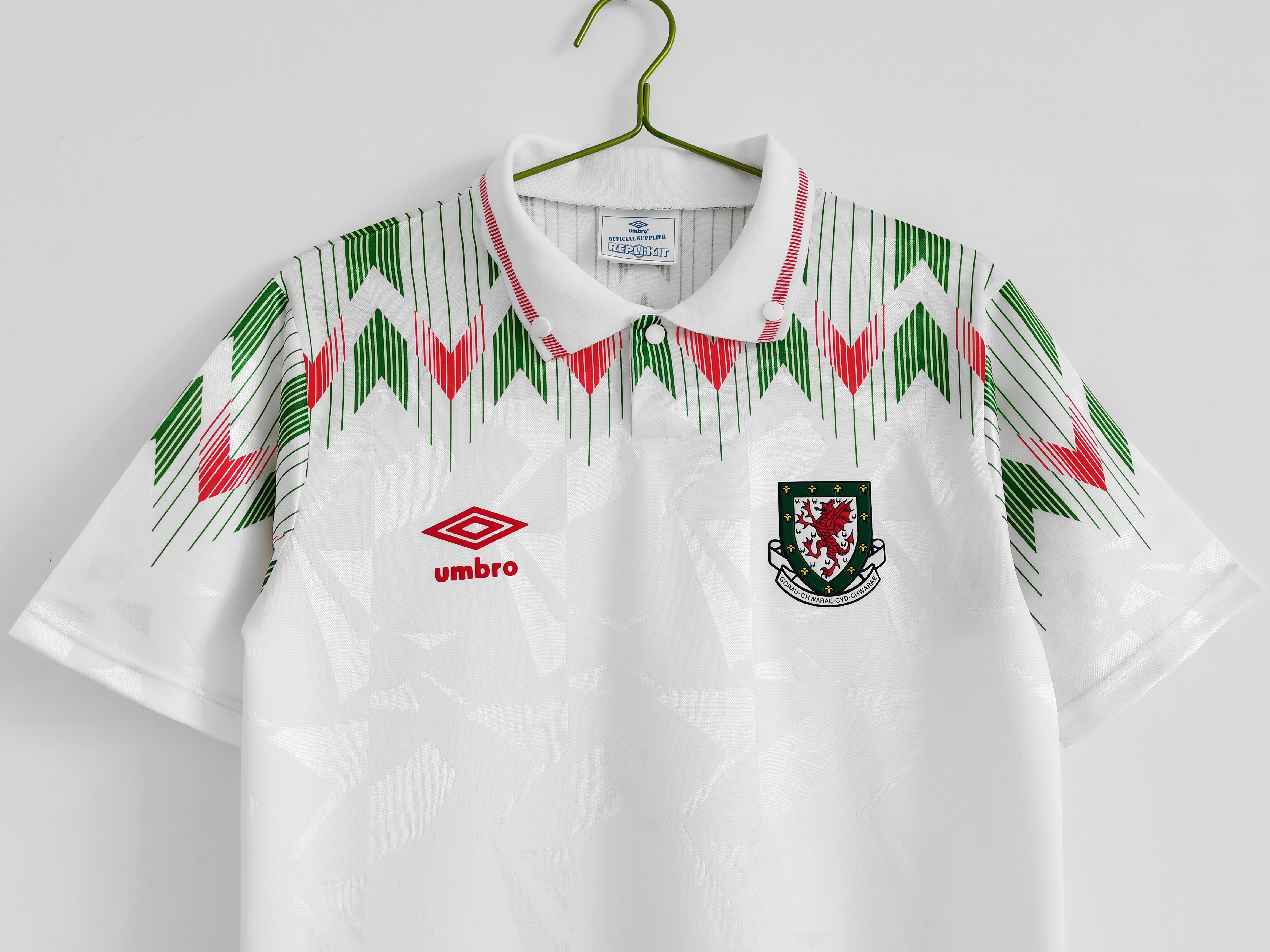 1990/92 Wales away national team retro jersey