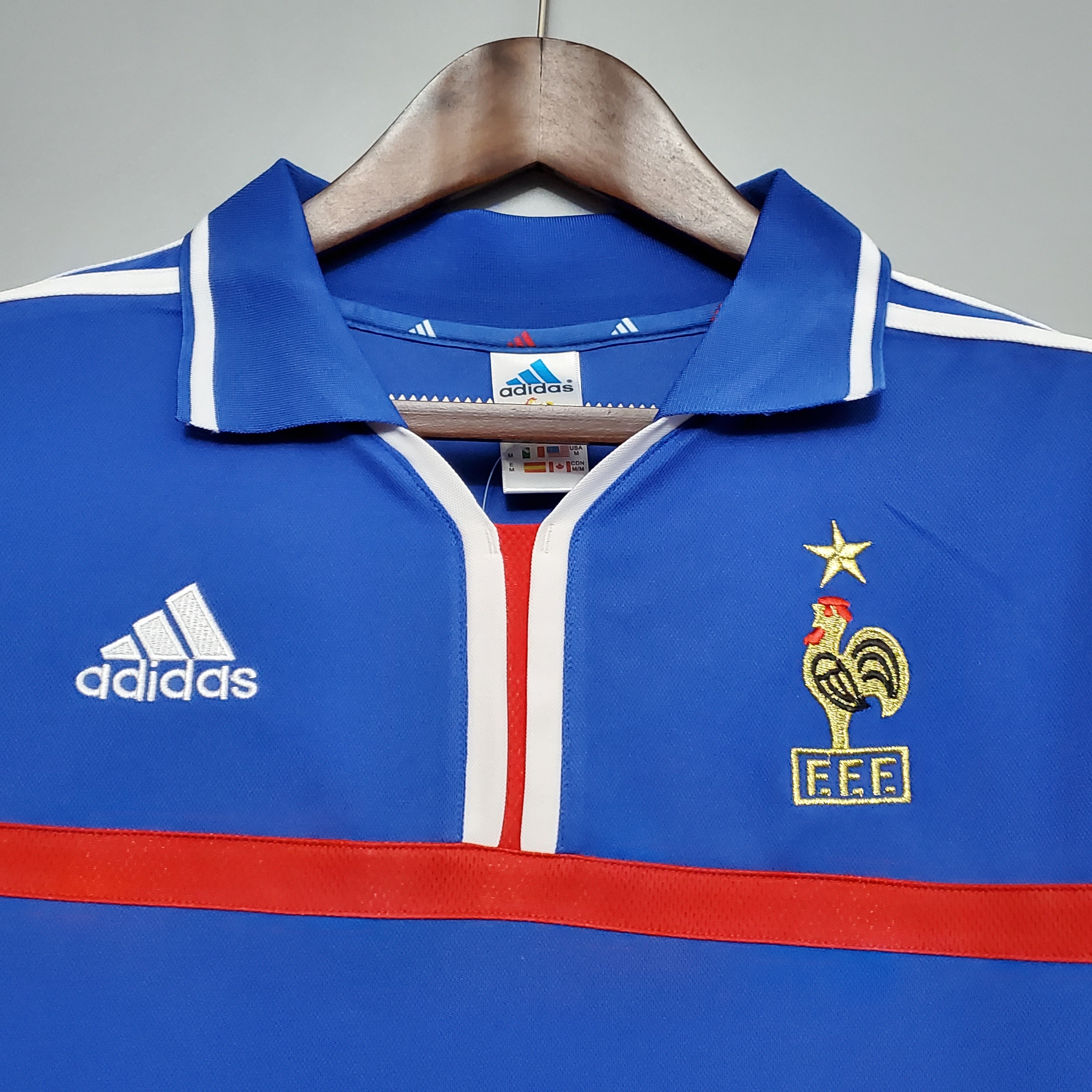 2000 France Home National Team Retro Jersey