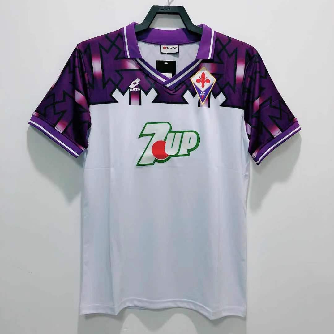 1992/93 Fiorentina Away Retro Football Shirt