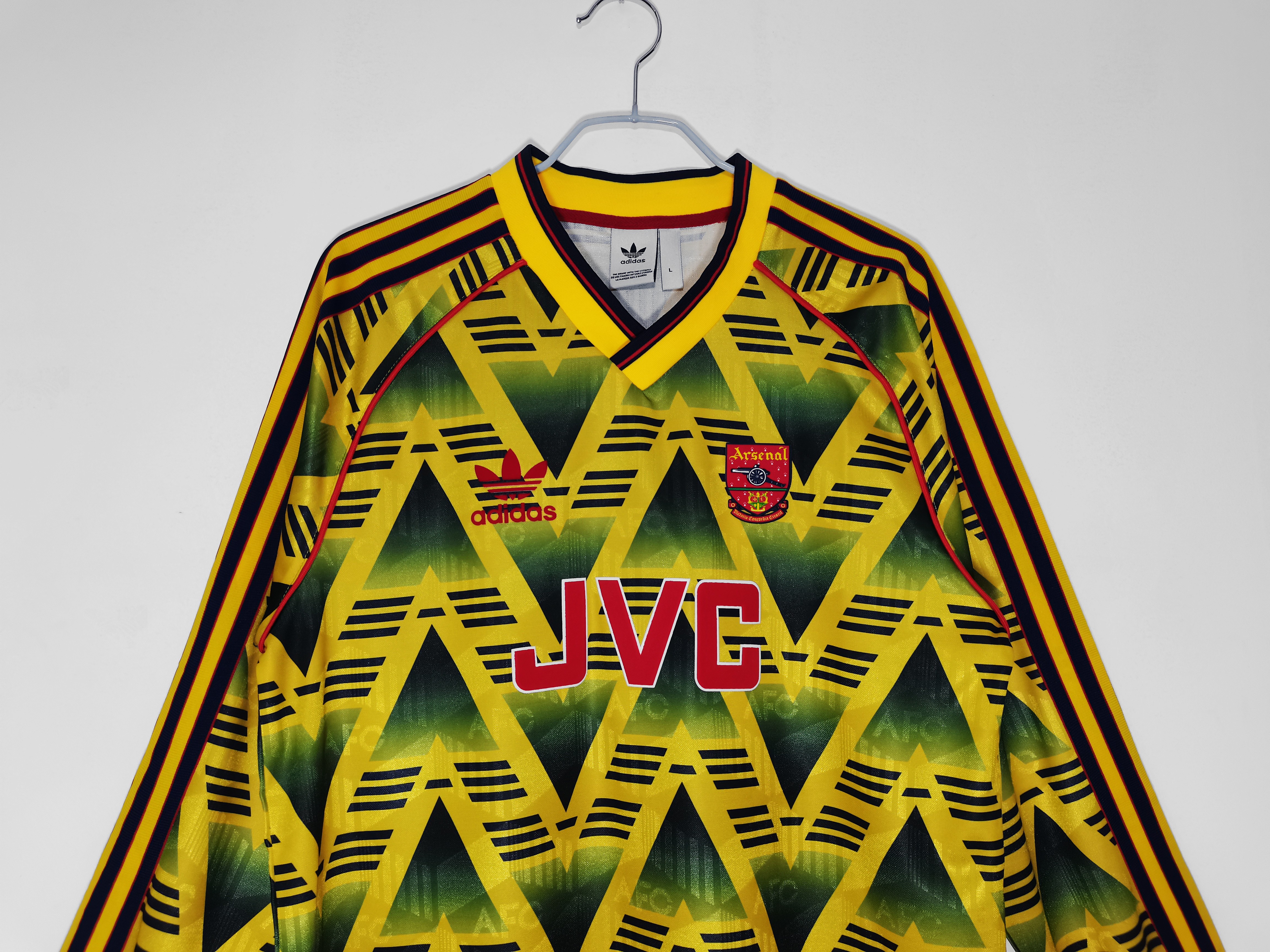 1991/93 Arsenal Away Long Sleeve Vintage Shirt