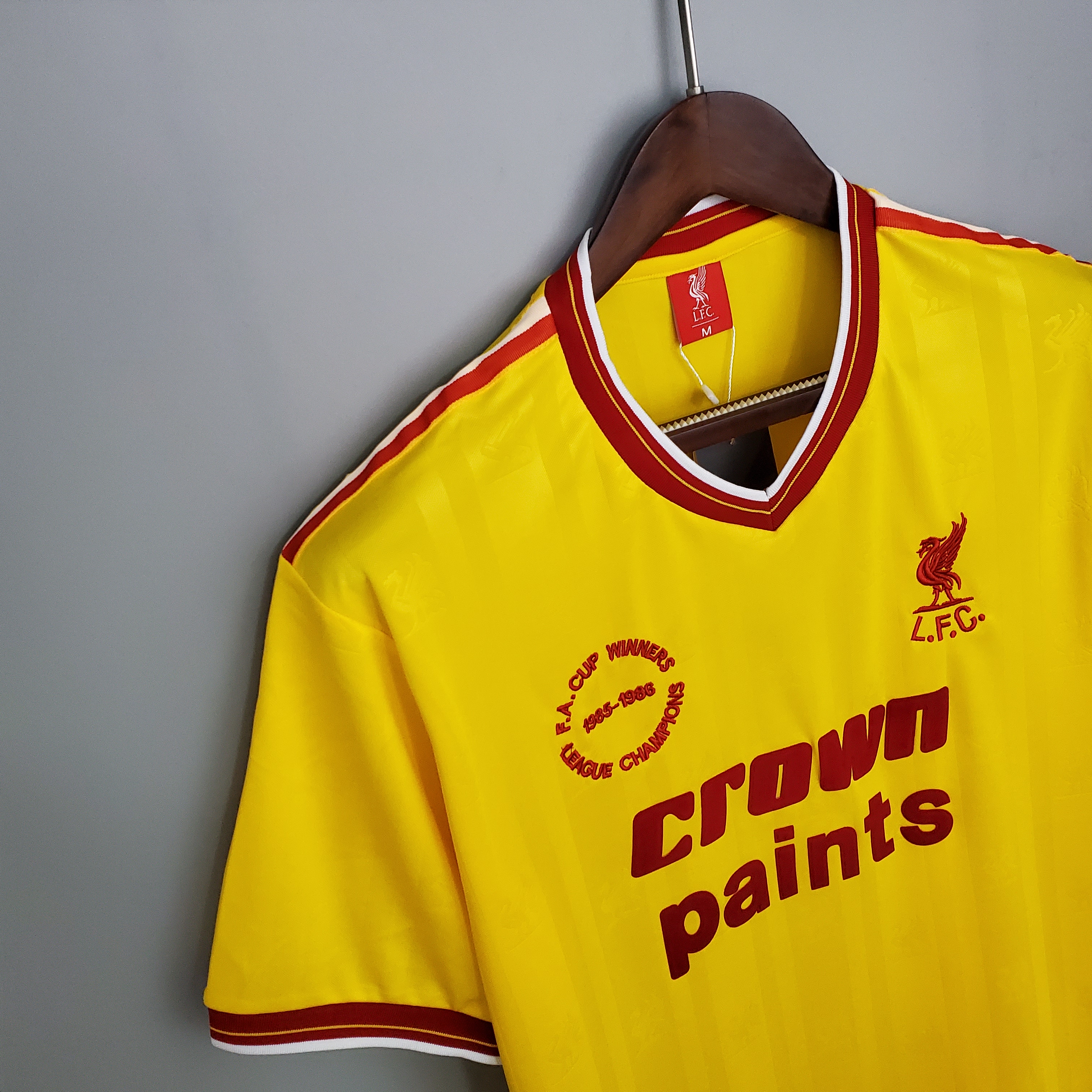 1985/86 Liverpool Away Retro Football Shirt