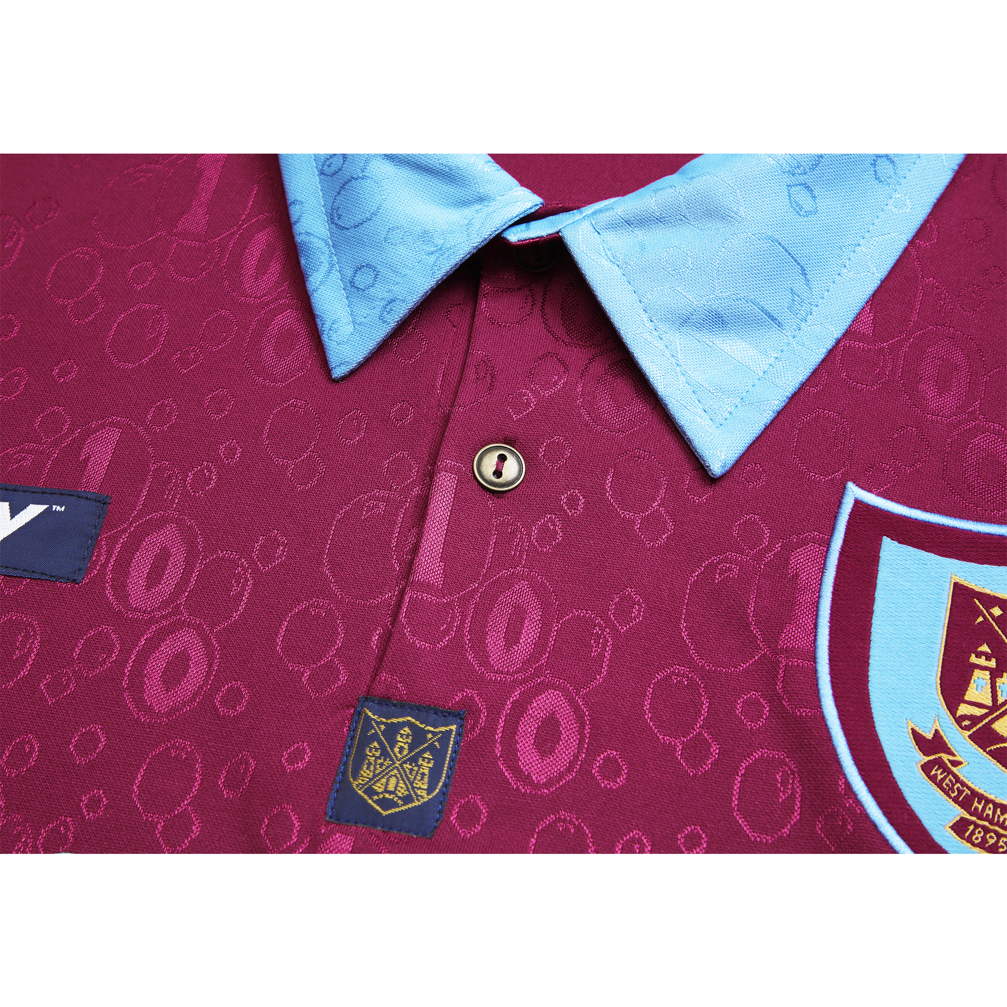 1995/96 West Ham Home Retro Football Shirt
