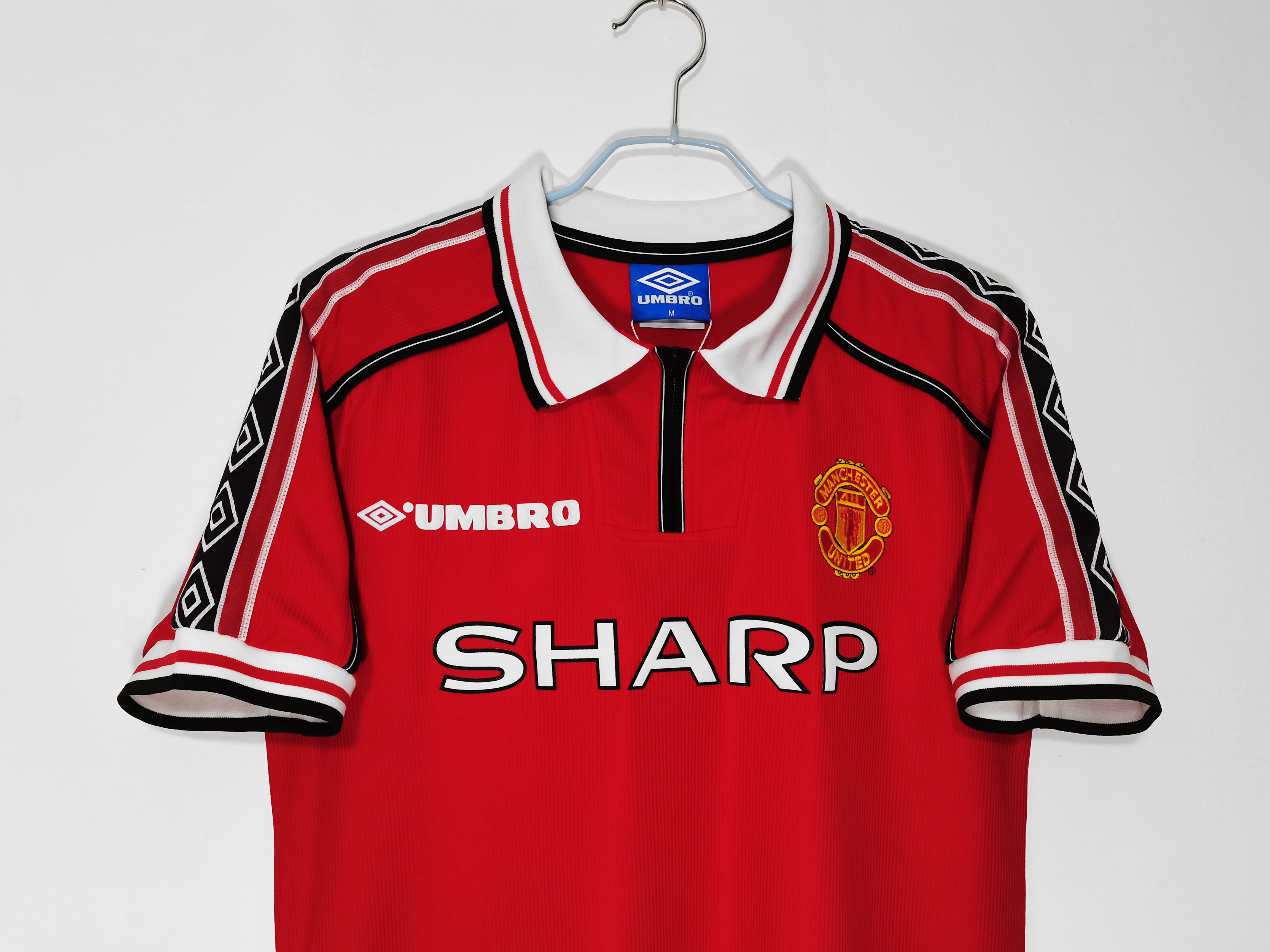 1998 Manchester United home MUFC retro football jersey