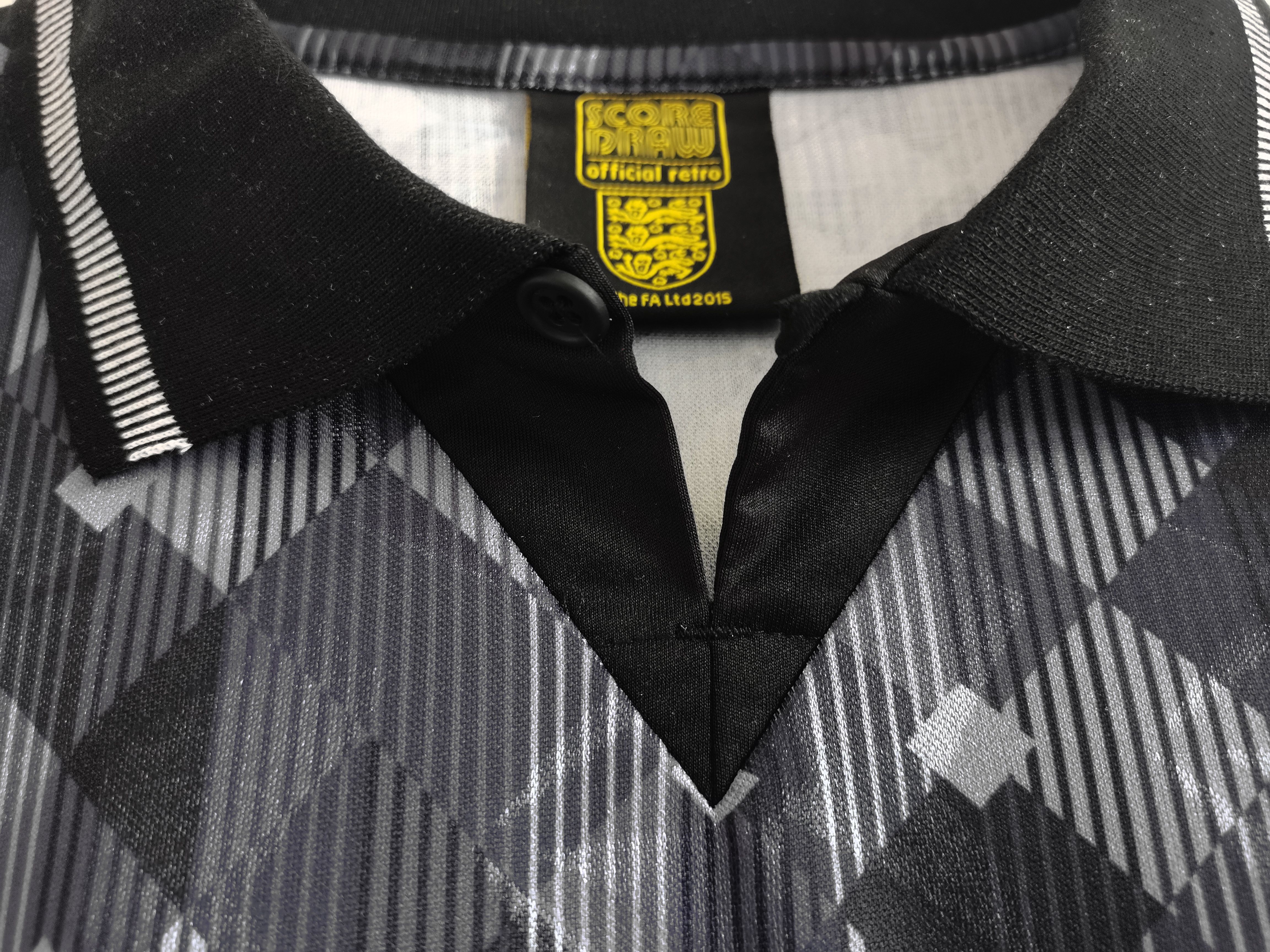 1990 England Away National Team Retro Football Jersey（No Umbro）