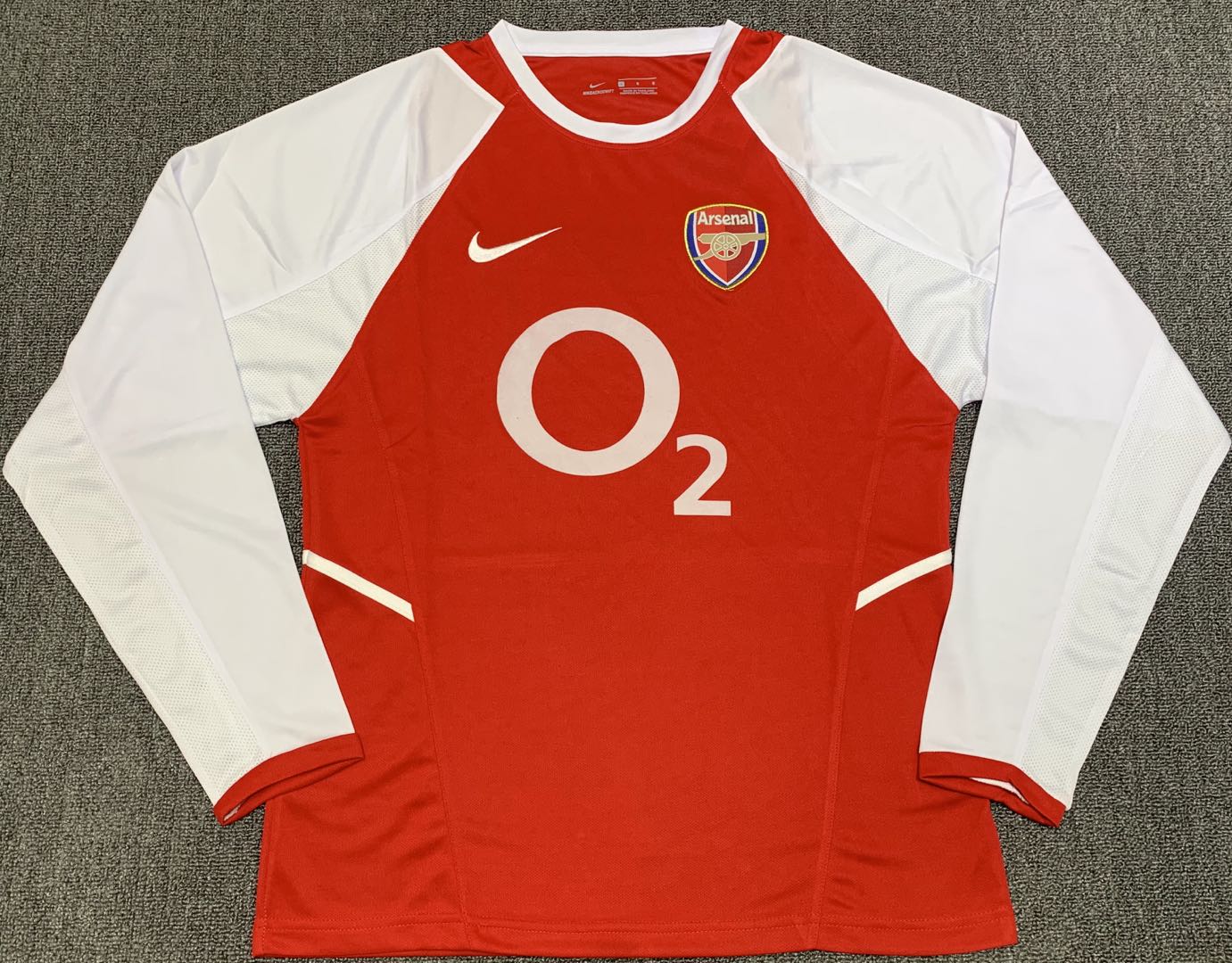 2002-04 Arsenal Home Long Sleeve Retro Football Shirt