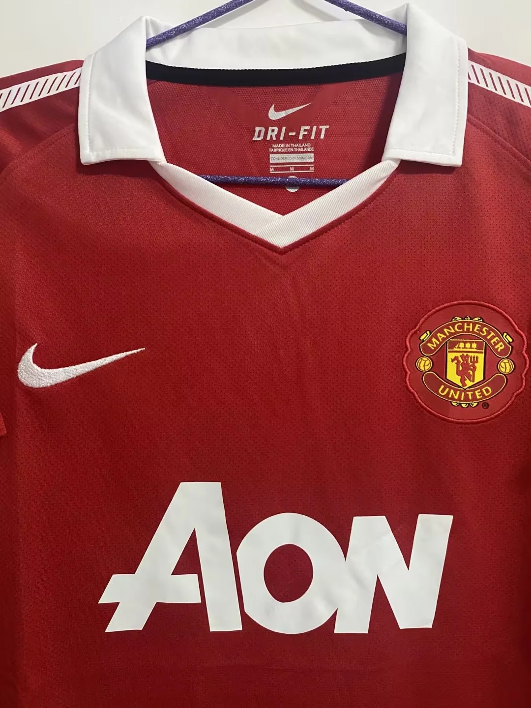2010/11 Manchester United Home MUFC Retro Football Shirt M-U
