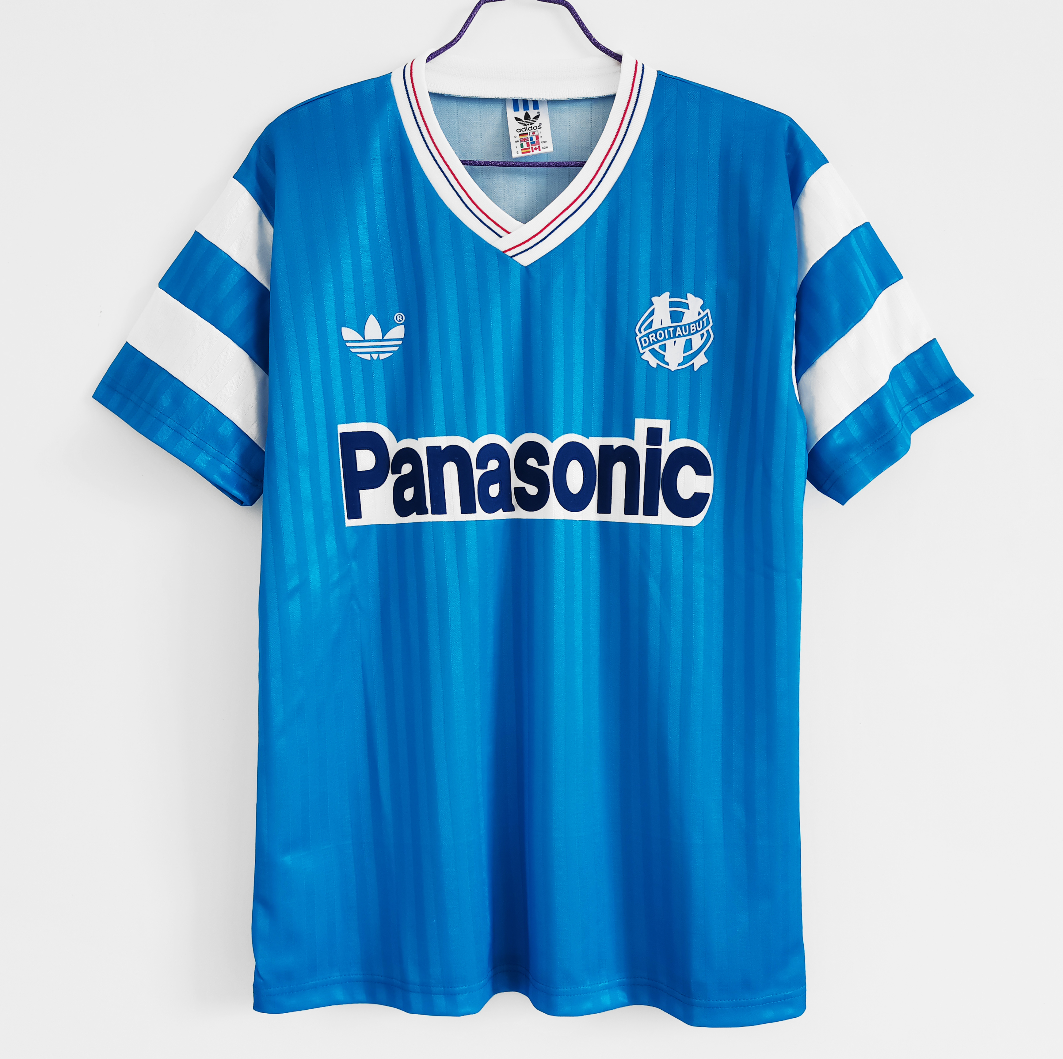 1990 Marseille away vintage shirt
