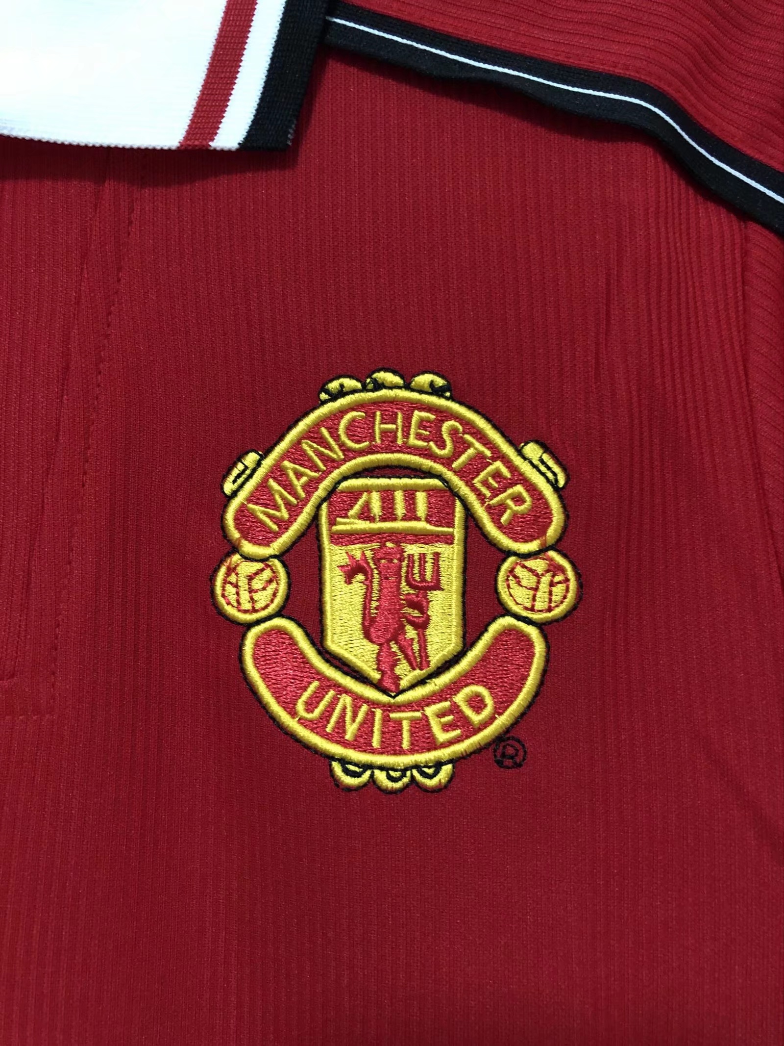 1998 Manchester United Home MUFC Long Sleeve Retro Football Shirt