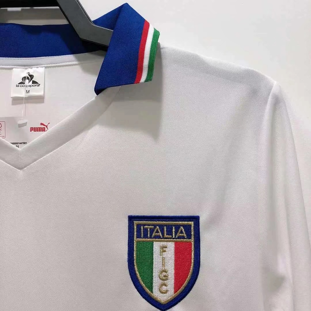 1982 Italy away national team retro football jersey