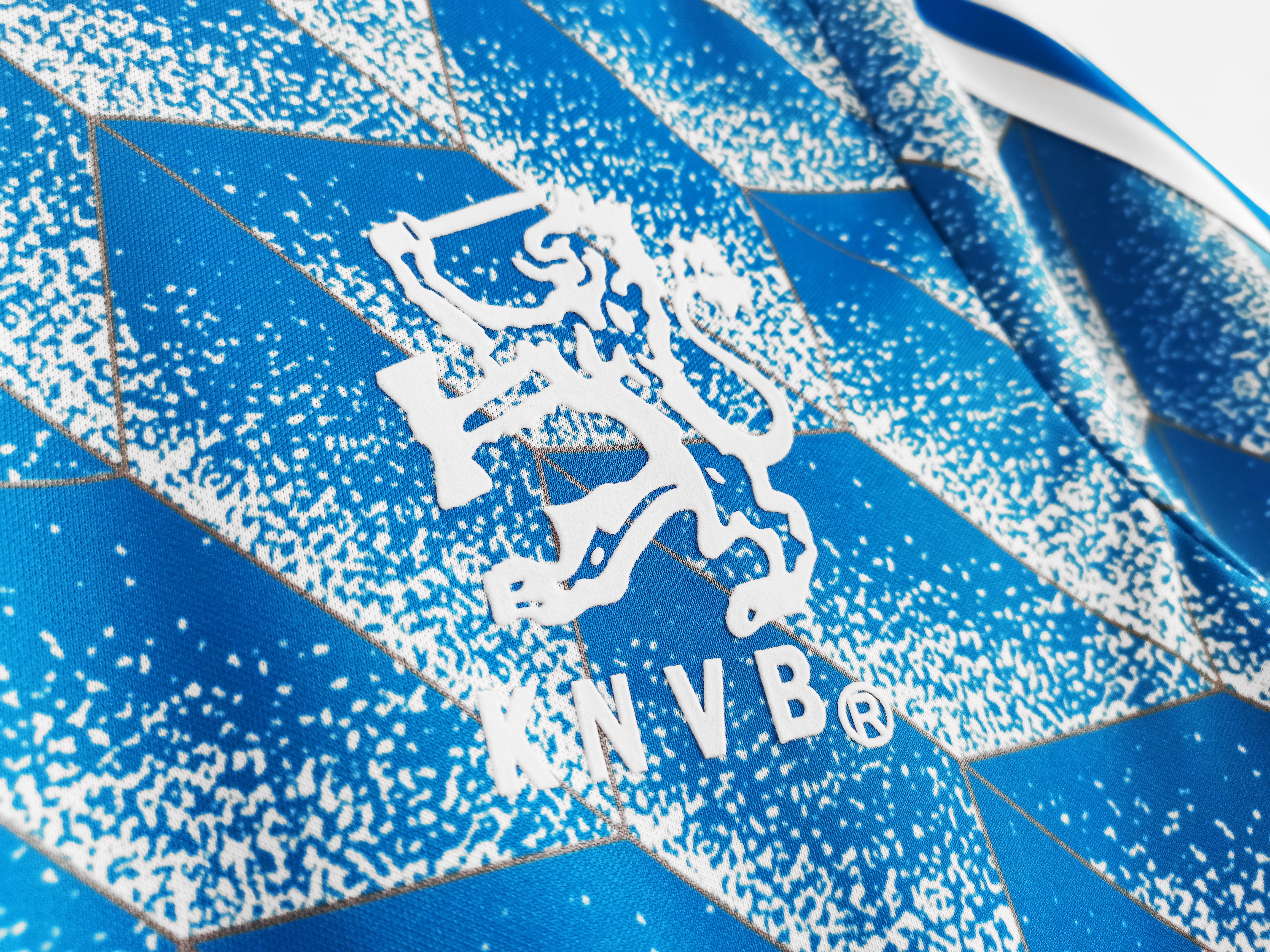 1988 Netherlands Away National Team Retro Football Jersey