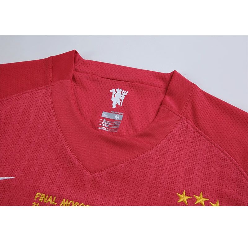2008/09 Manchester united Home Euro Three Stars