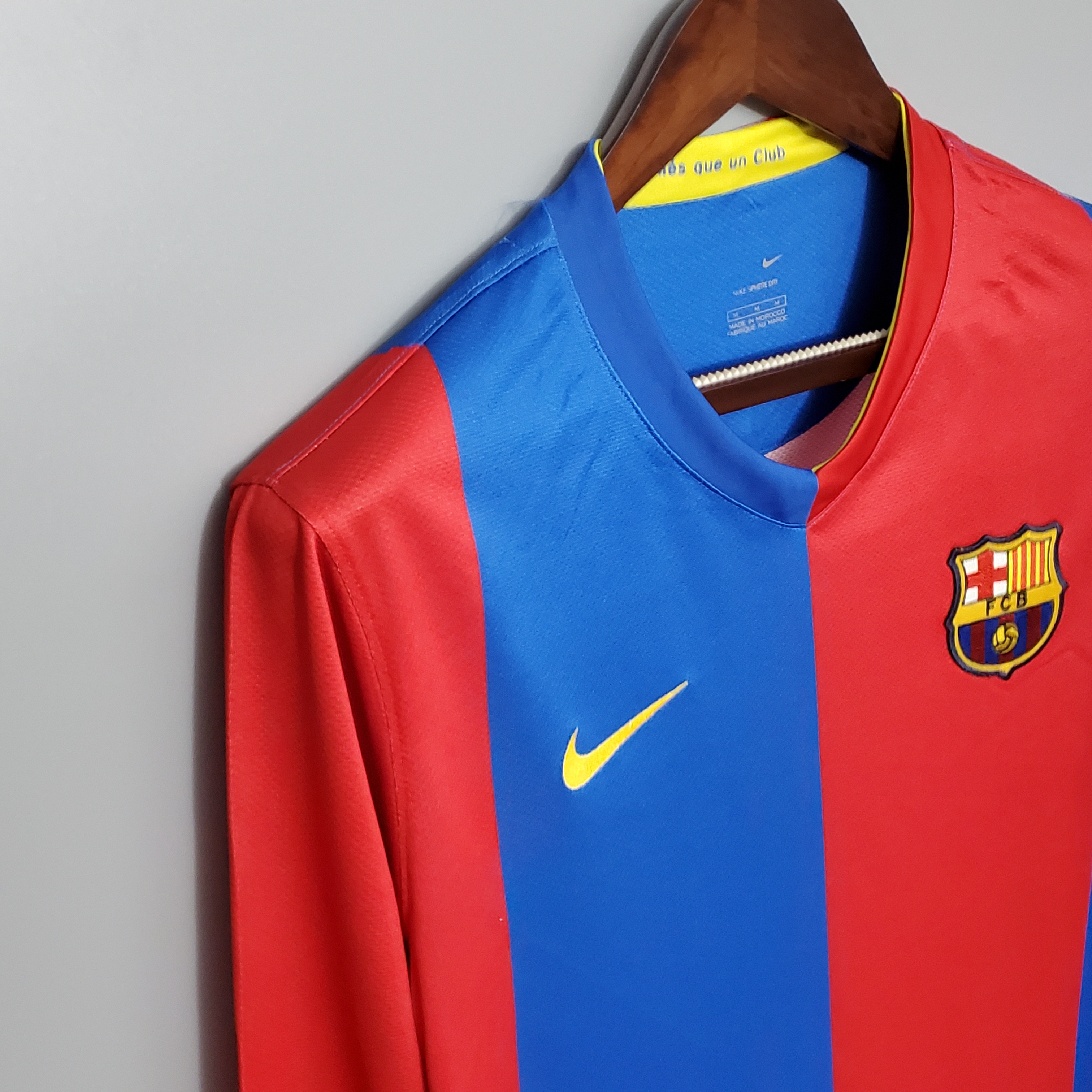 2006/07 Barcelona Home Long  Sleeve Retro Shirt