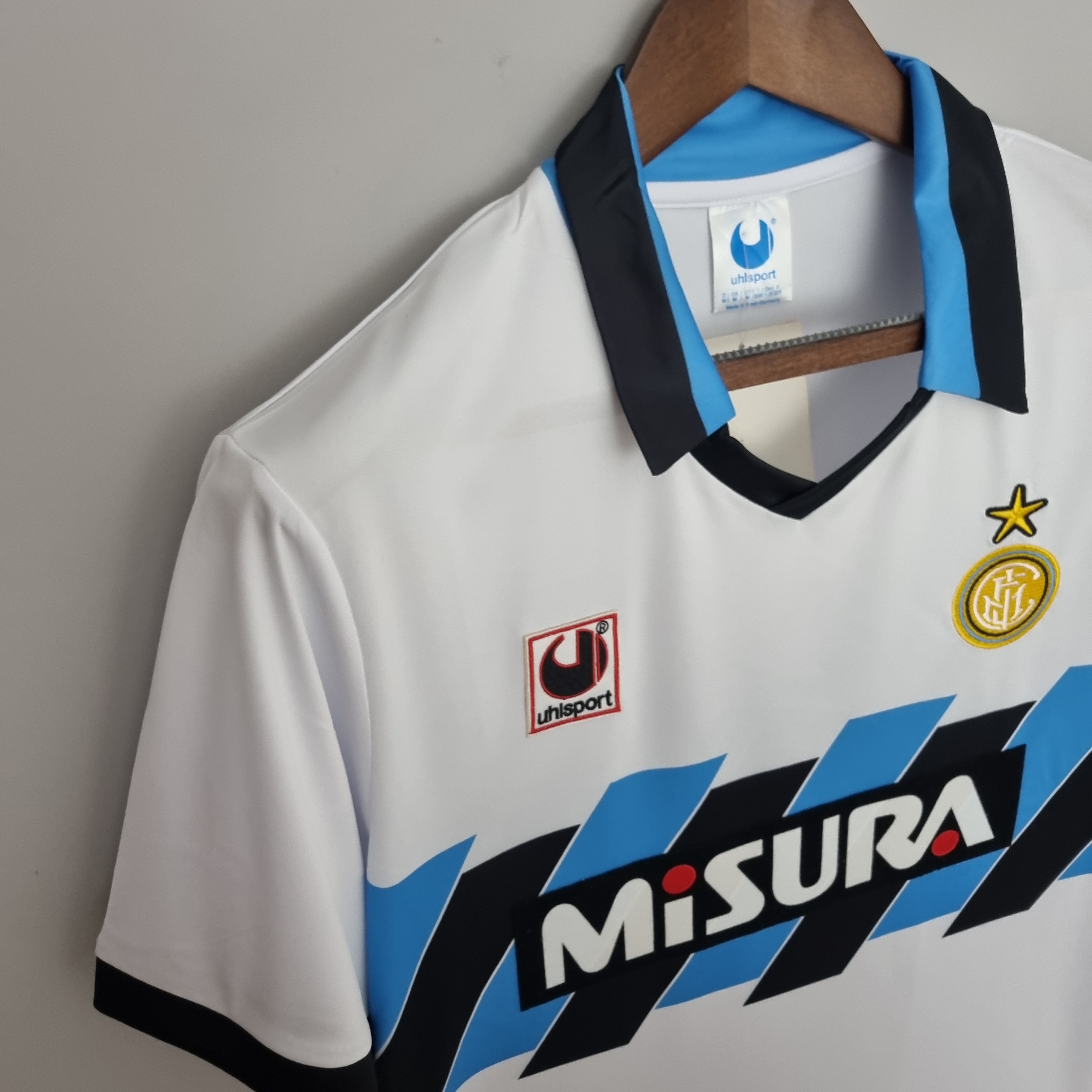 1990/91 inter away vintage shirt