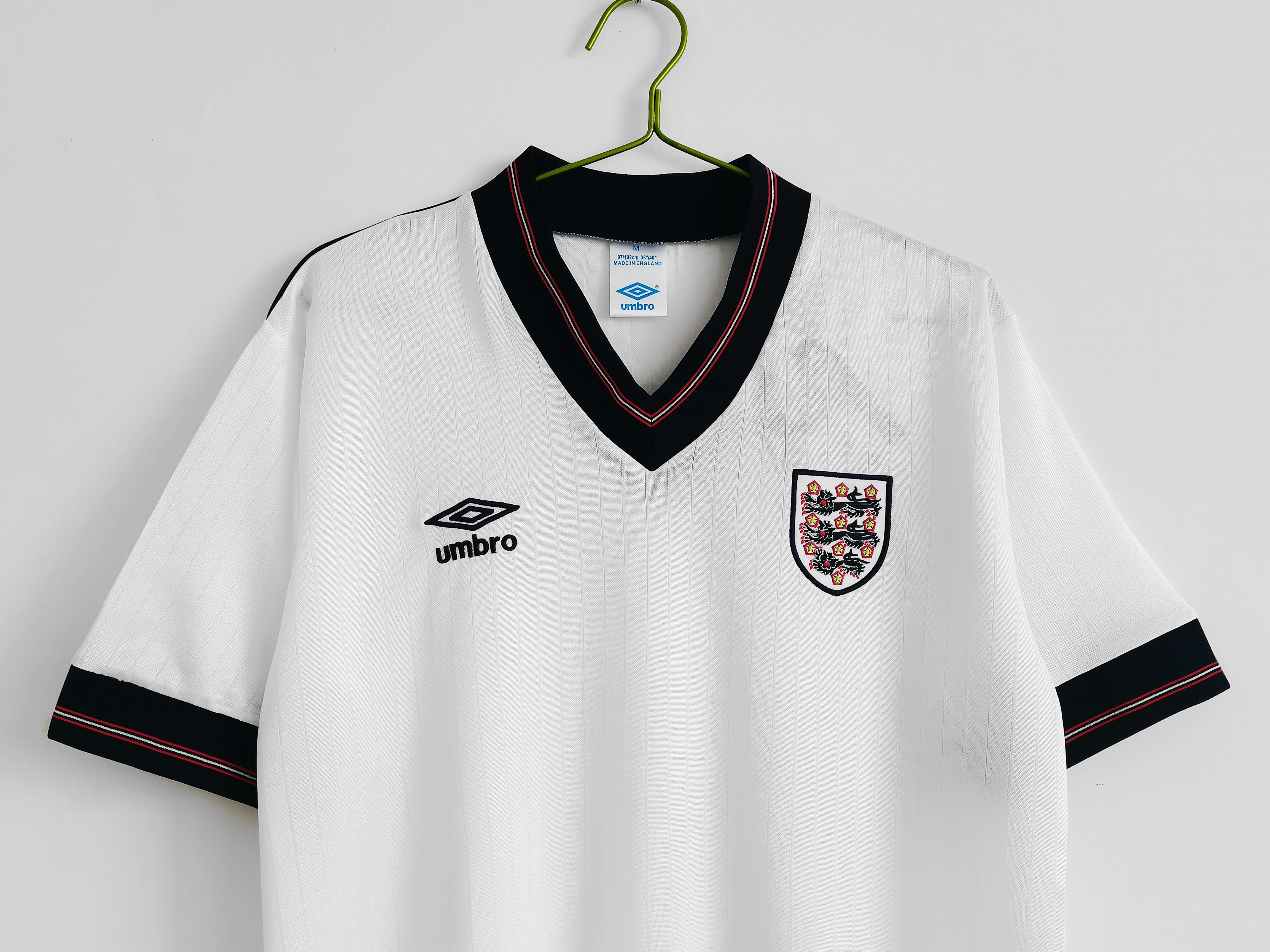 1984/87 England Home National Team Retro Jersey