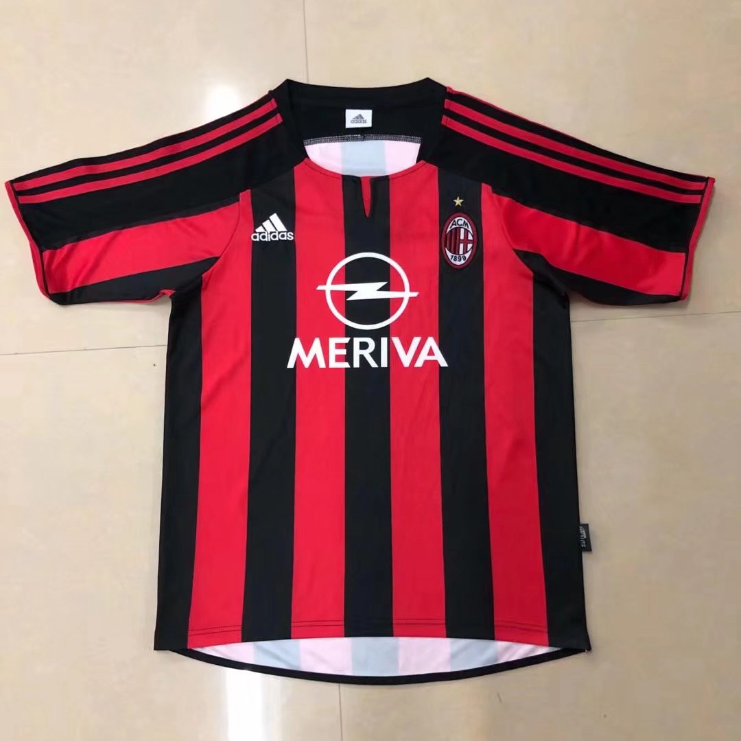 2003/04 AC Milan Home Vintage Shirt