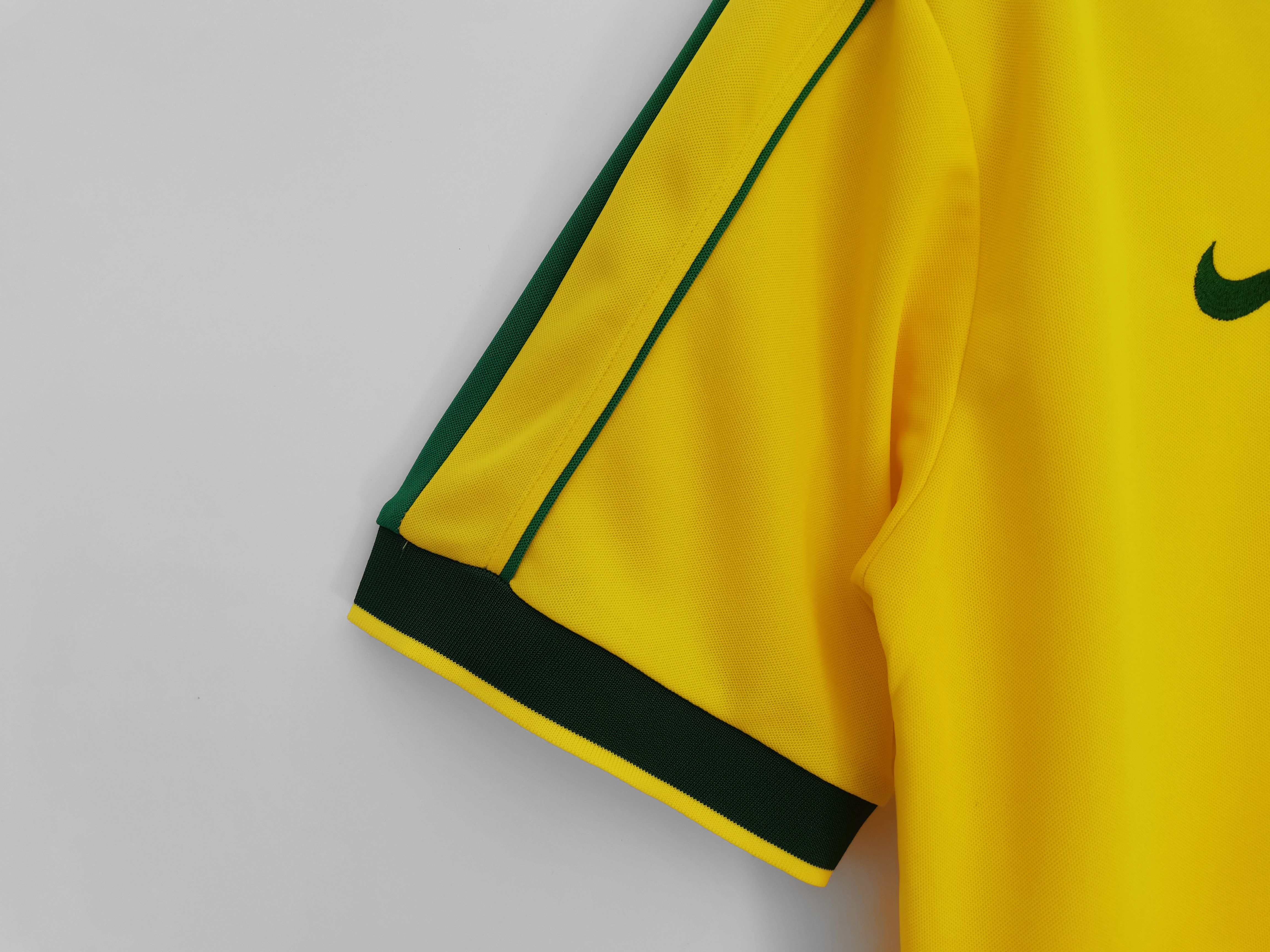 1998 Brazil home national team retro football jersey