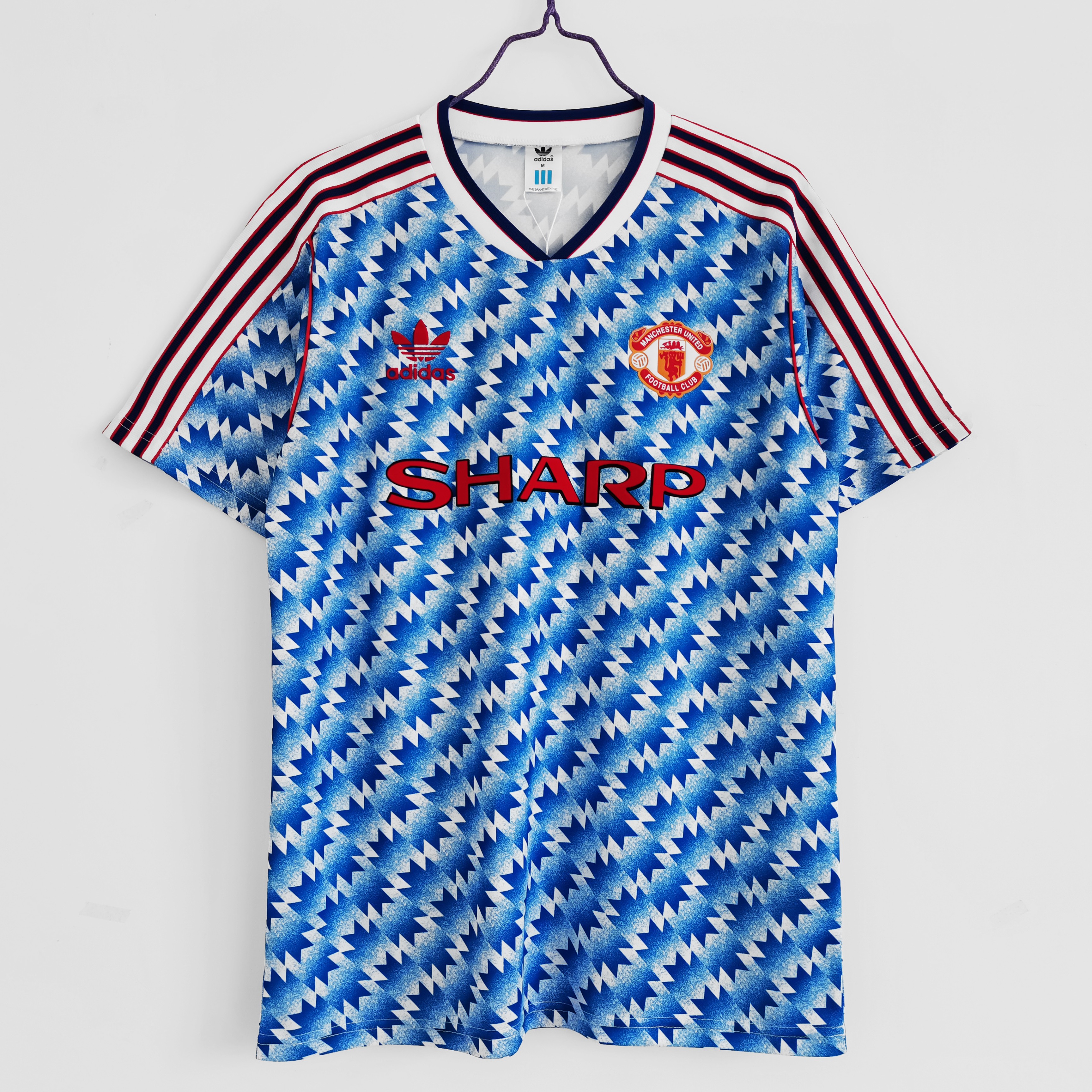 1990/92 Manchester United away retro shirt