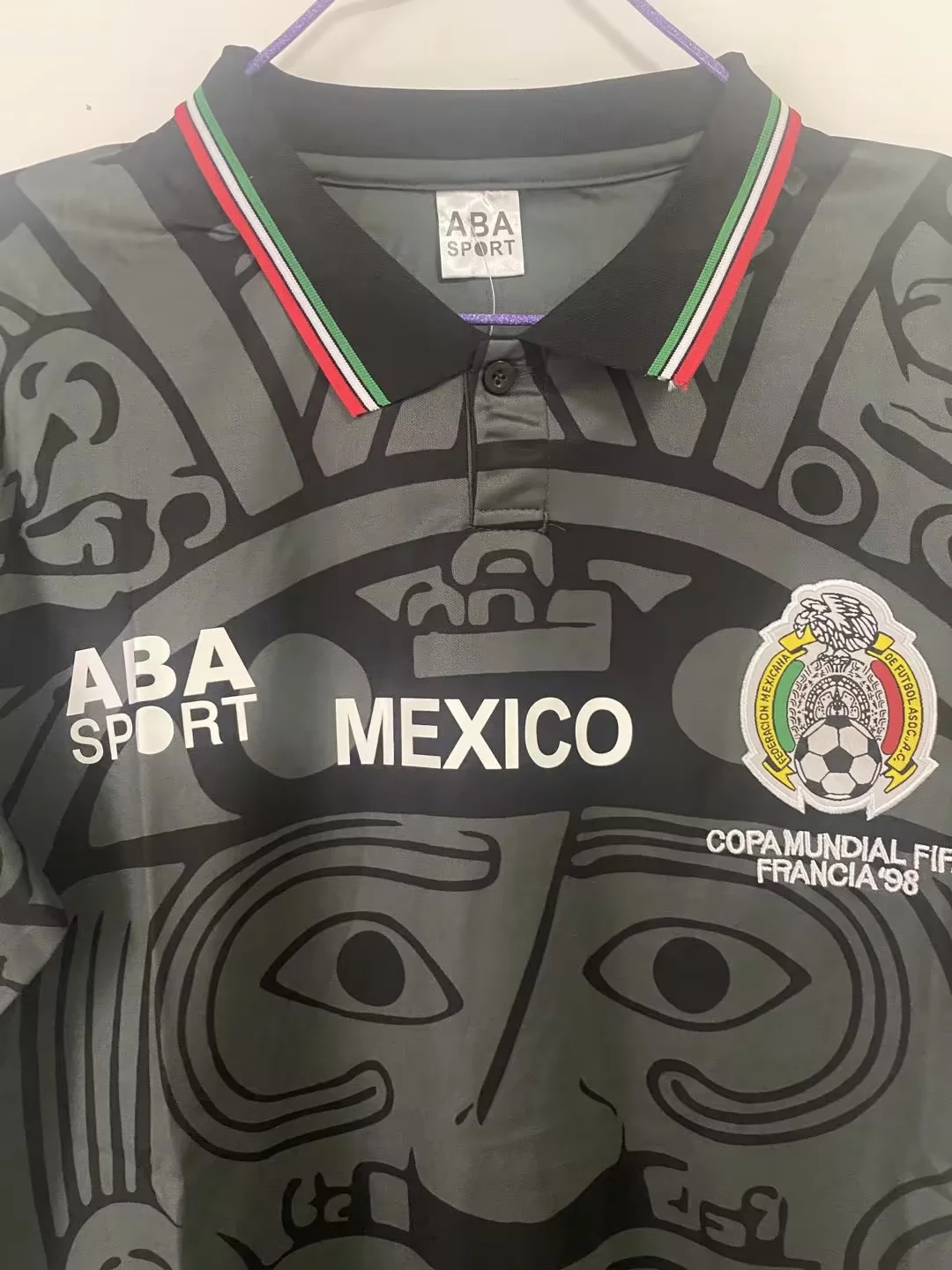 1998 Mexico black retro shirt