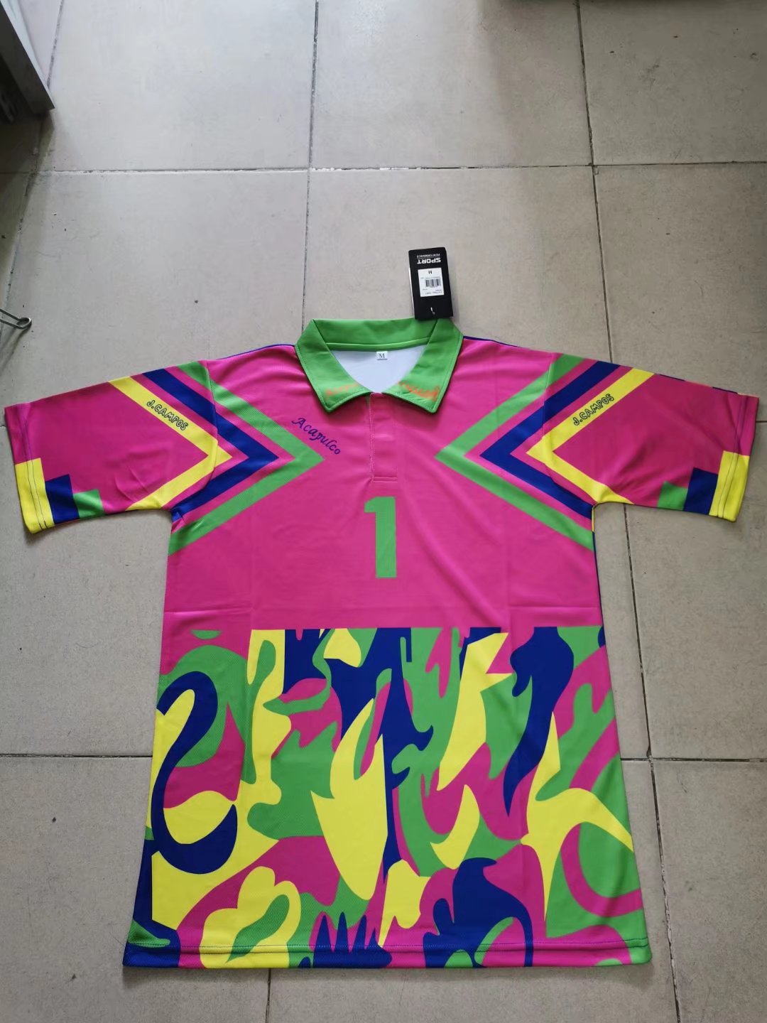 1998 Mexico goalkeeper suit Campos