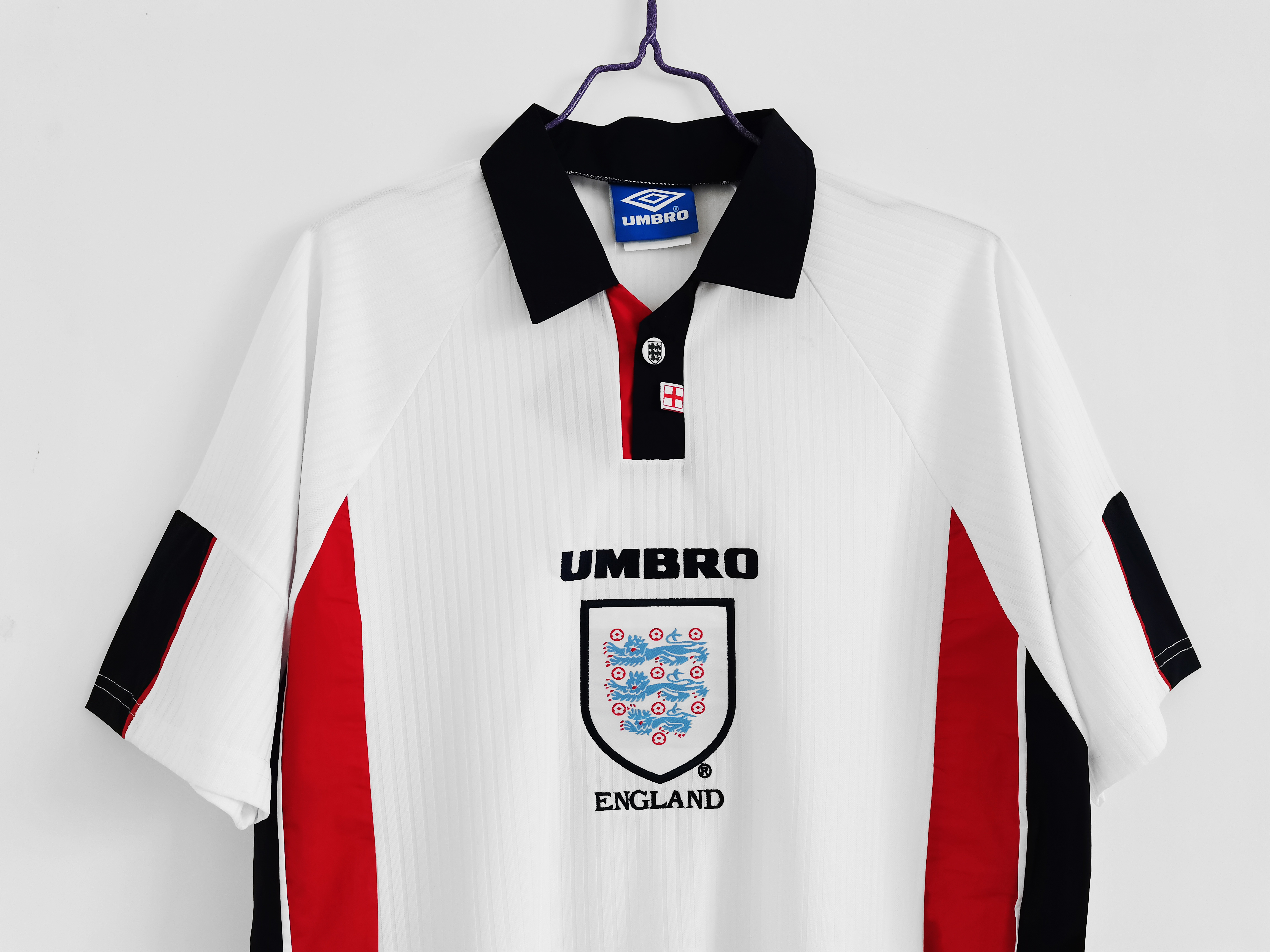 1998 England home national team retro jersey