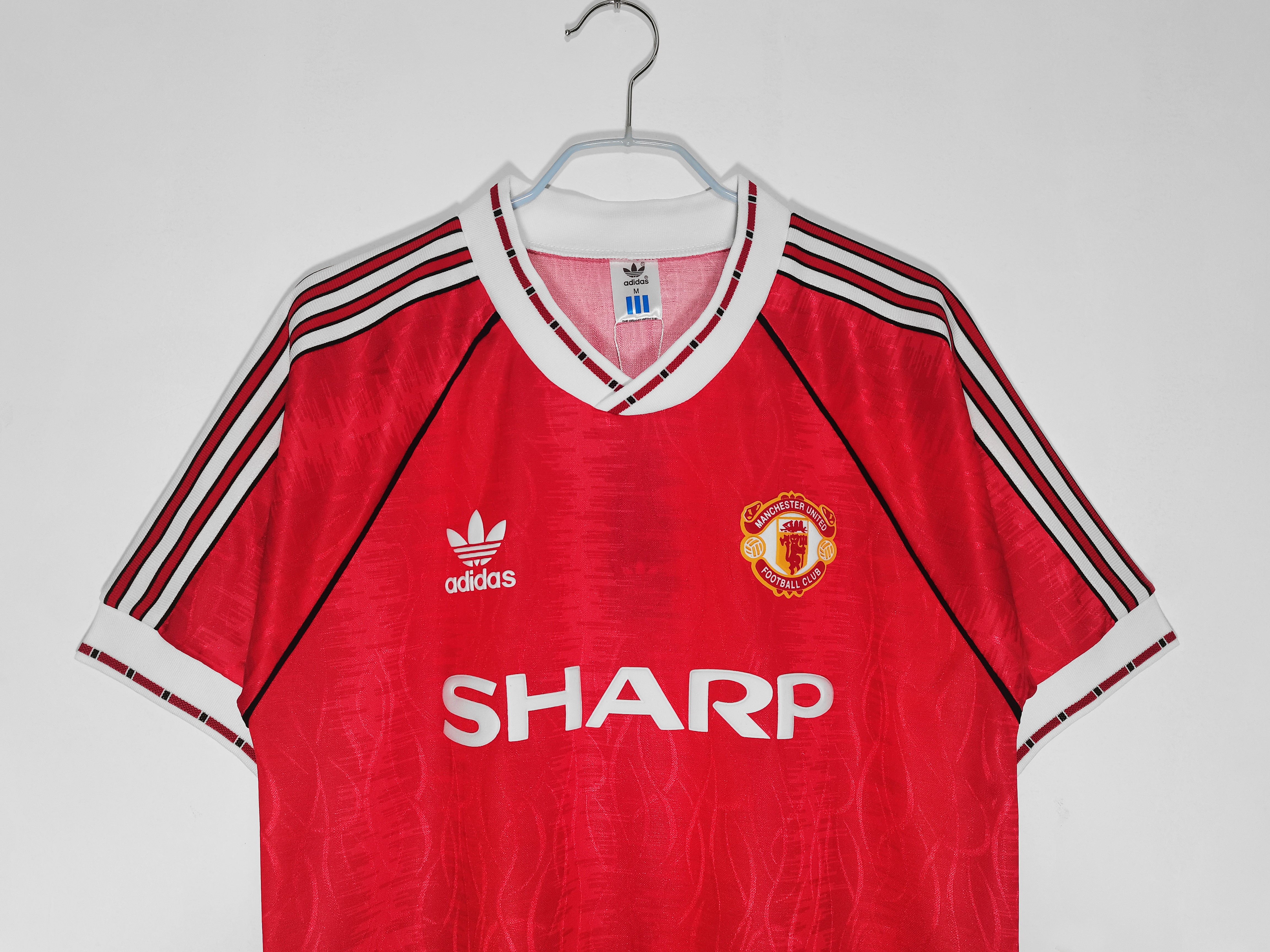 1991-92 Manchester United Home MUFC Retro Football Shirt