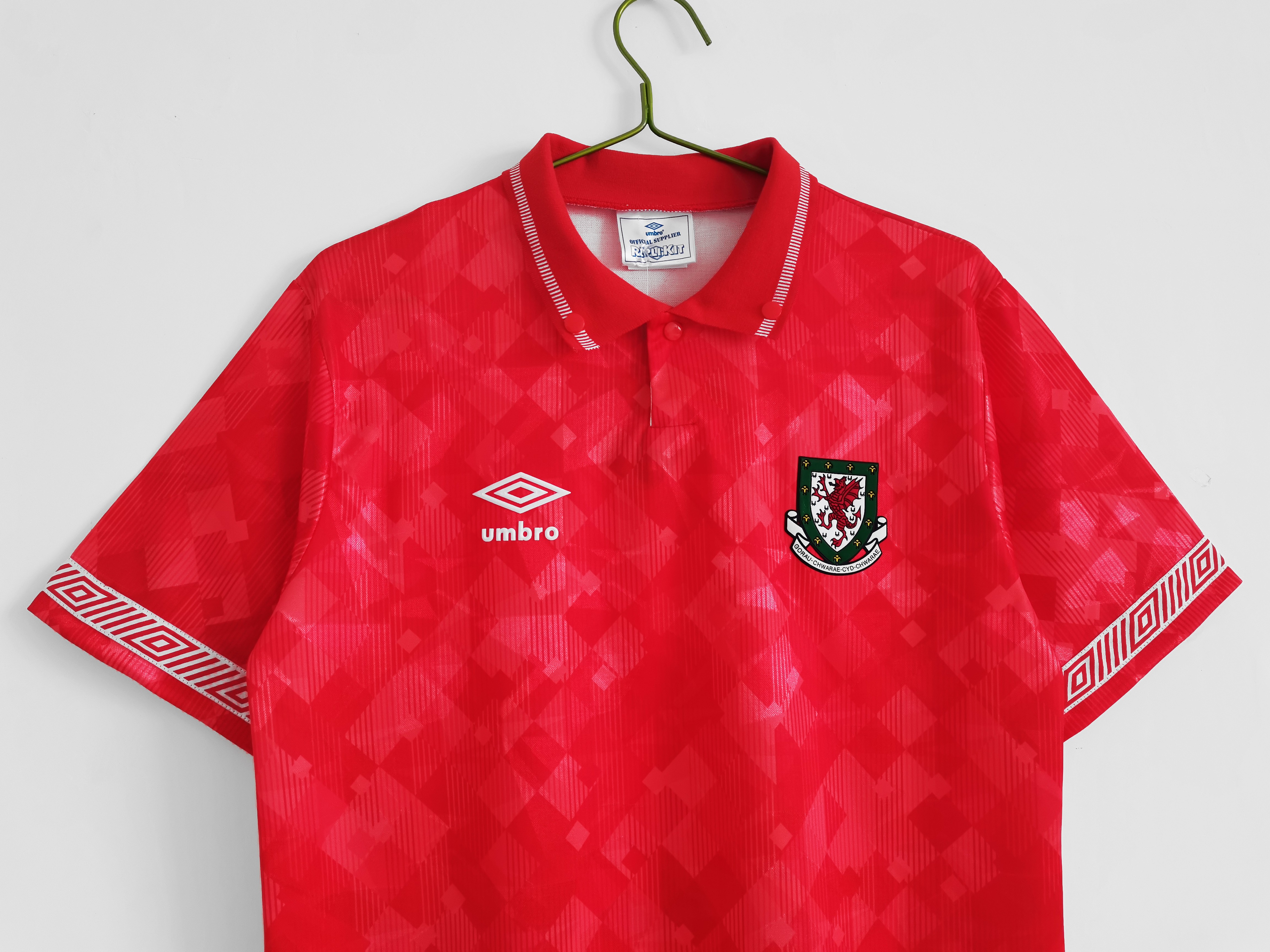 1990/92 Wales home national team retro jersey
