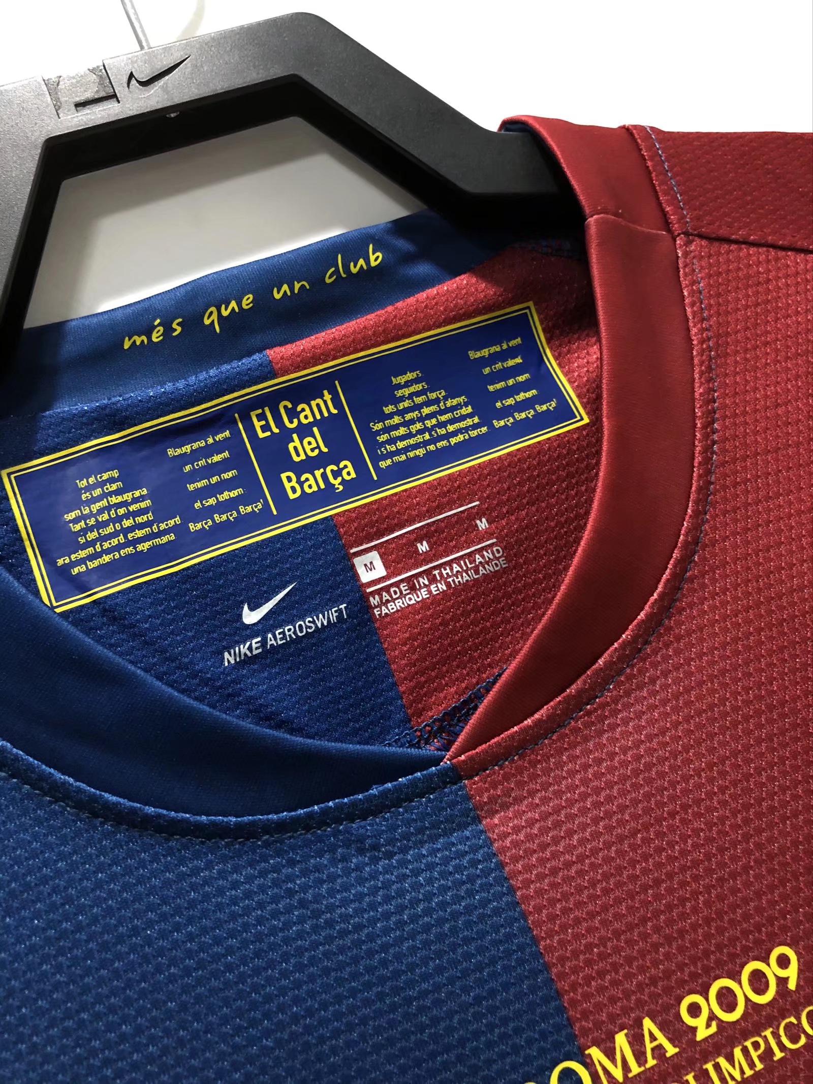 2008/09 Barcelona home short-sleeved UEFA Champions League version retro football jersey