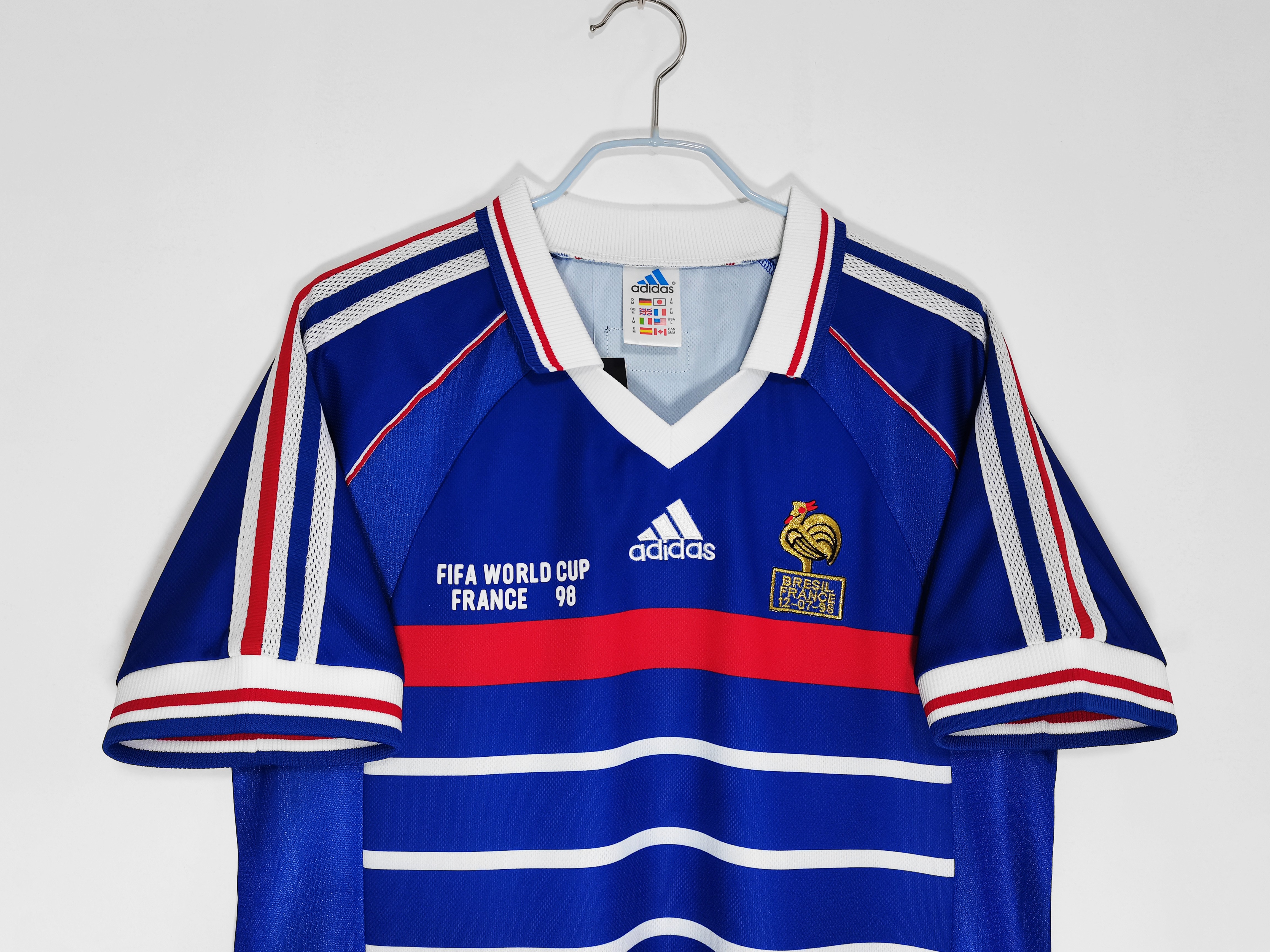 1998 France Home Retro Football Shirt