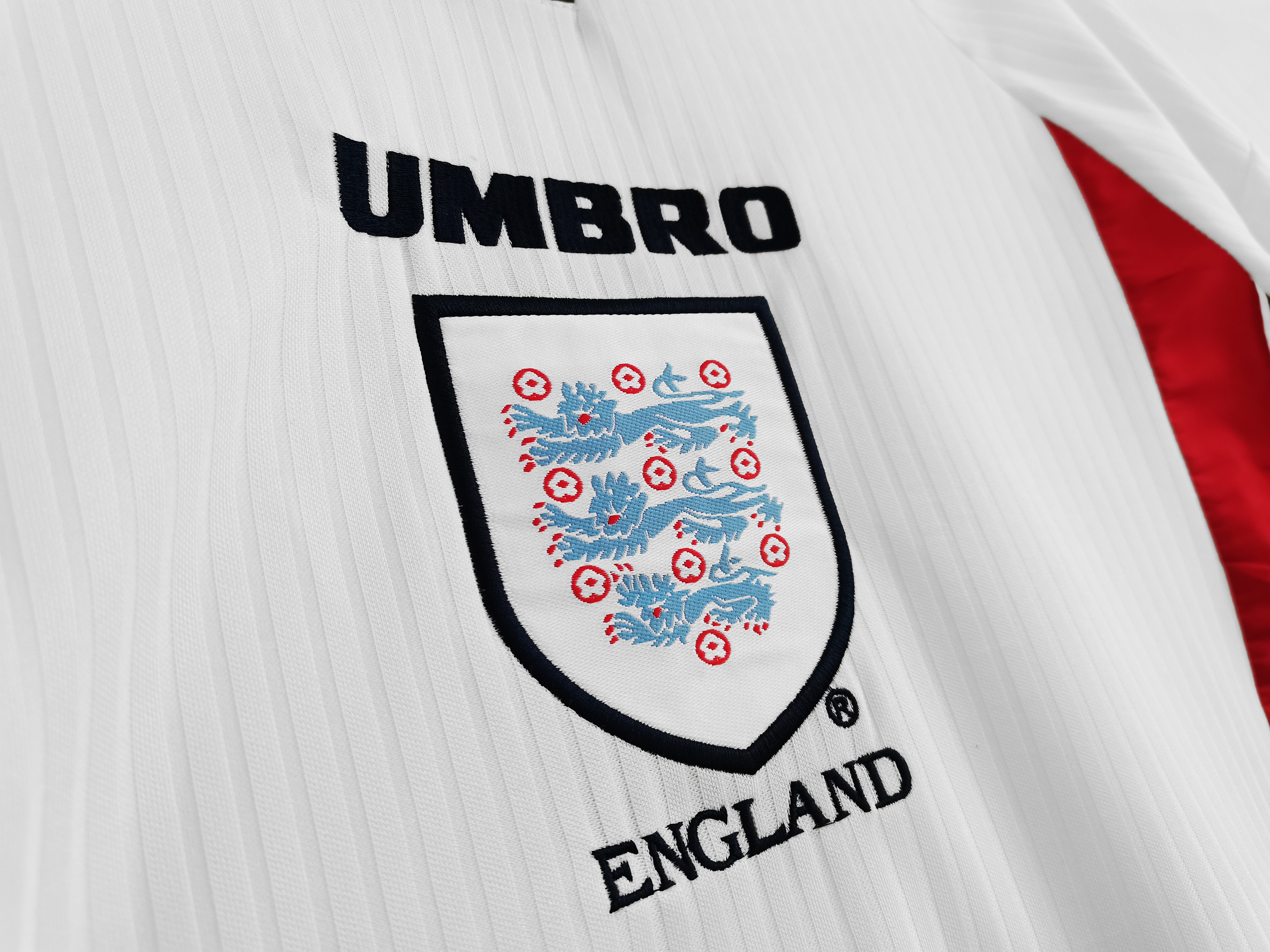1998 England home national team retro jersey