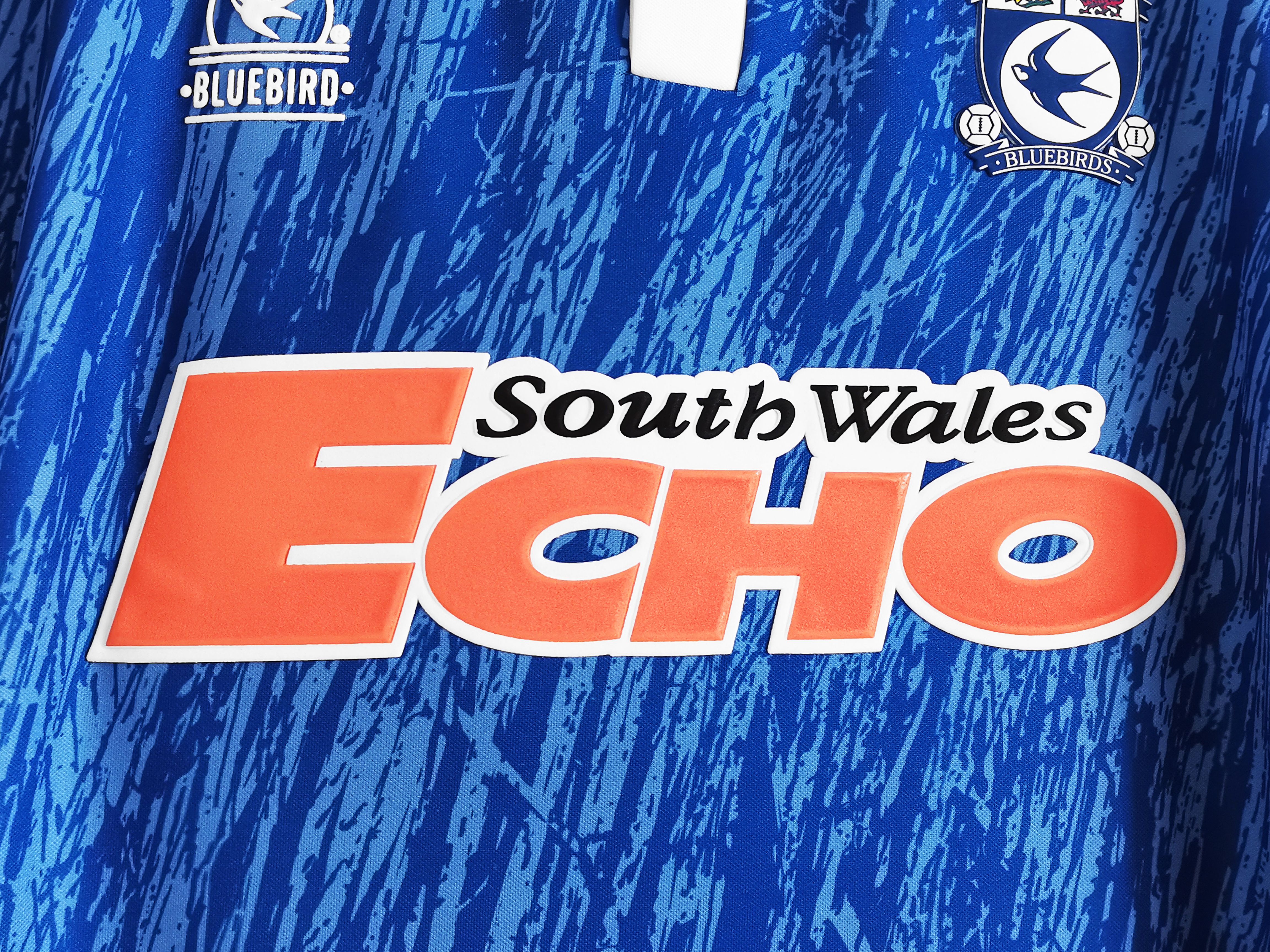 1990 Cardiff City home vintage shirt