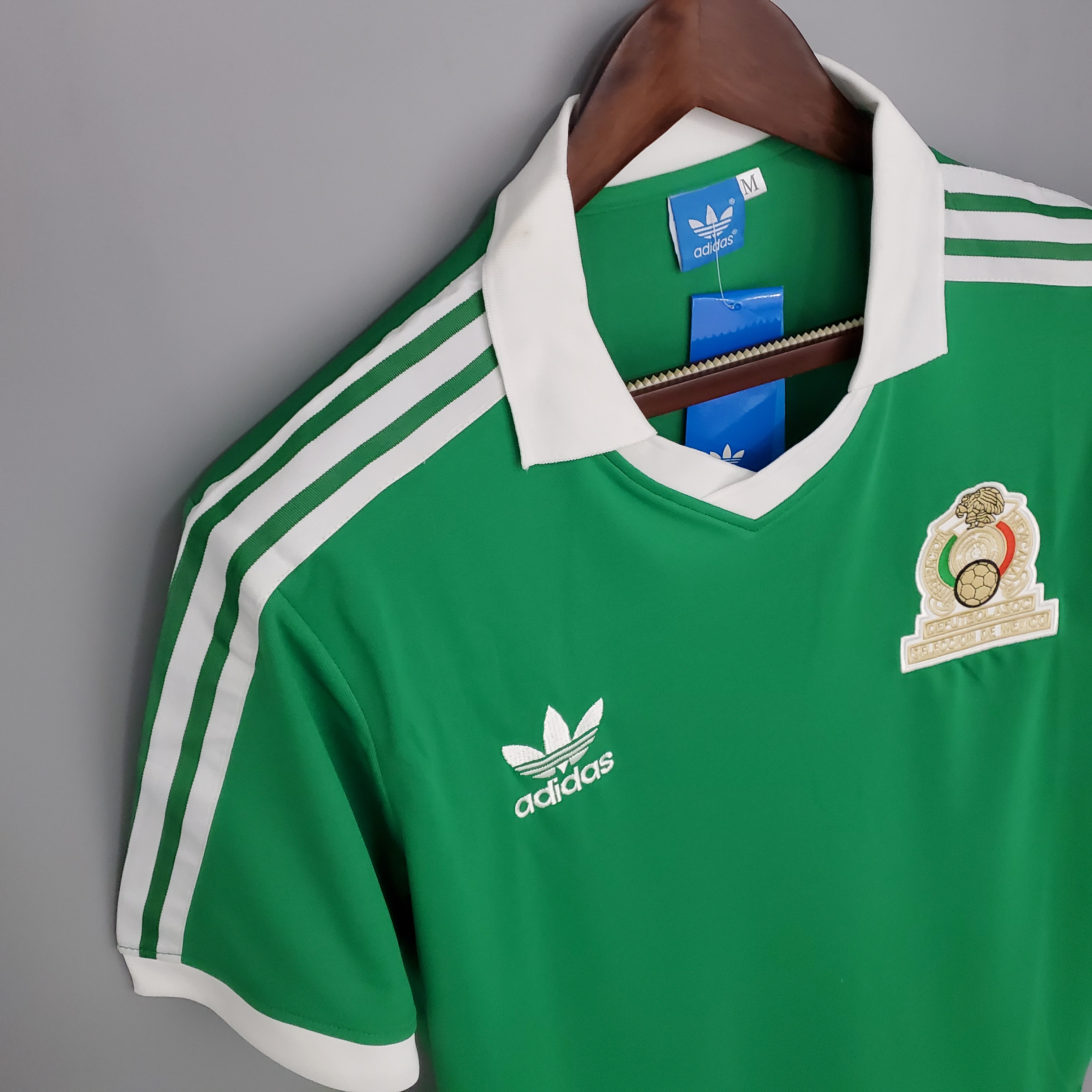 1986 Mexico Home National Team Retro Football Jersey