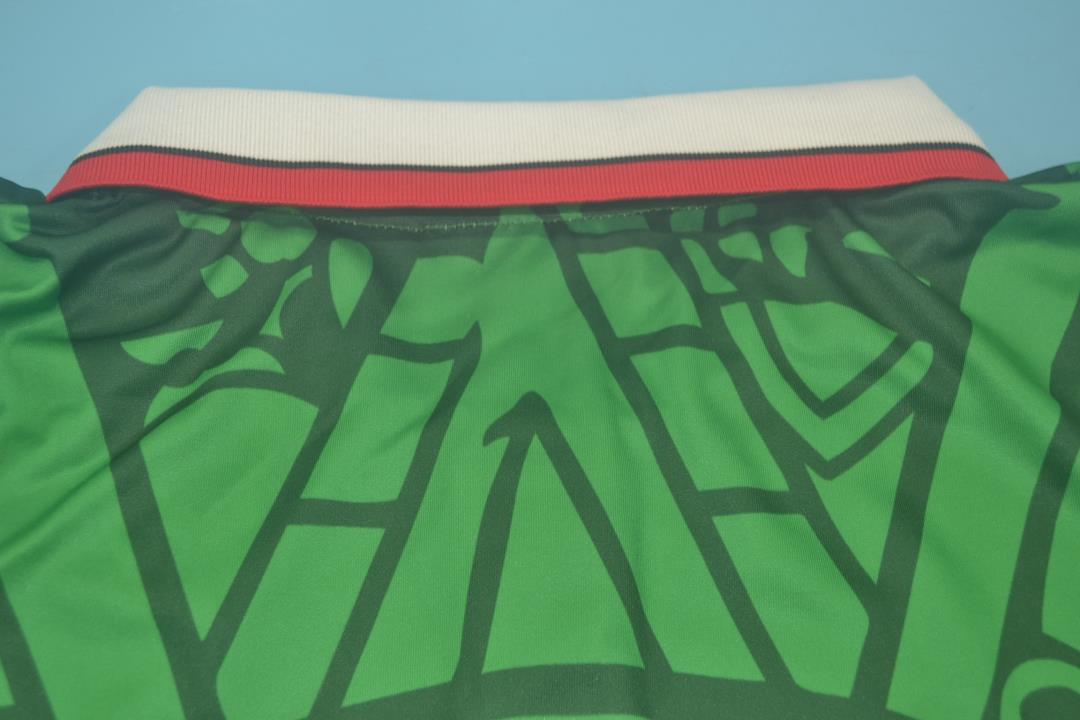 1998 Mexico Home Long Sleeve Retro Shirt