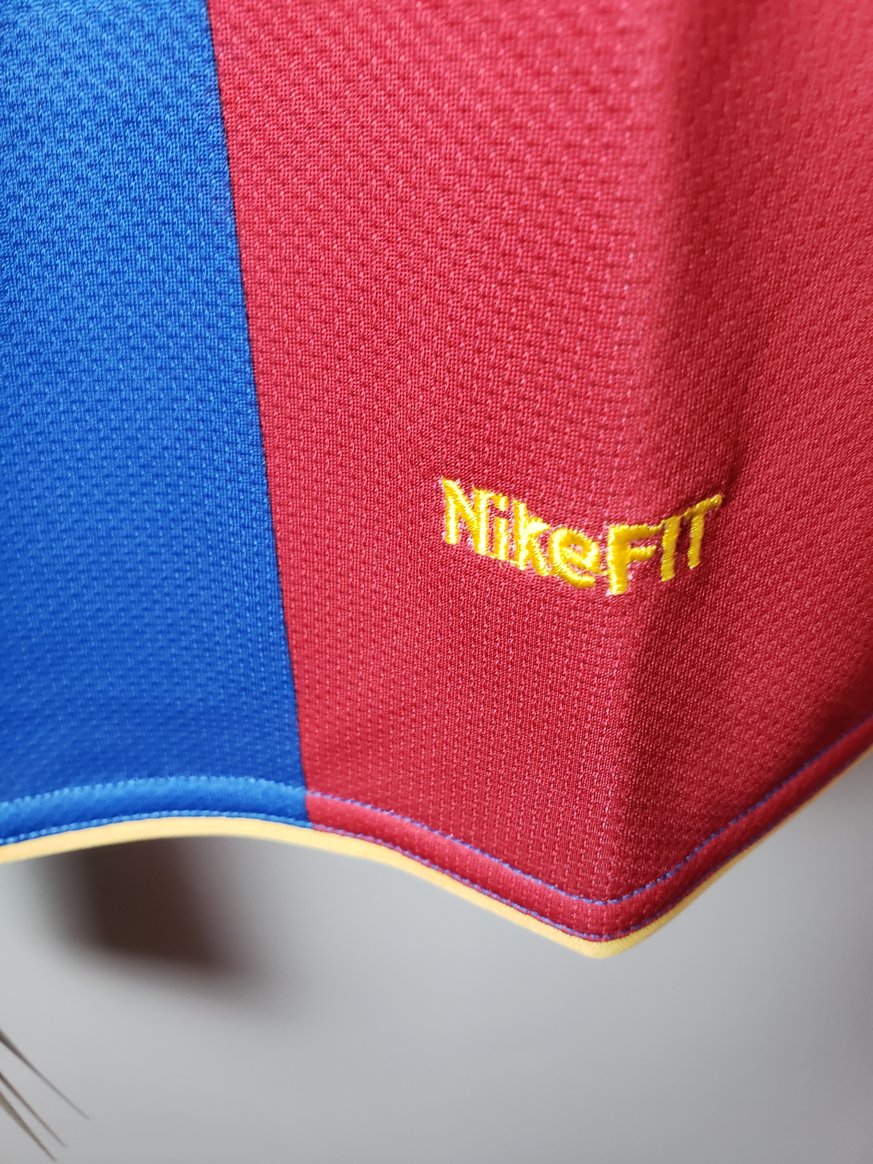 2007/08 Barcelona Home Long Sleeve Vintage Shirts