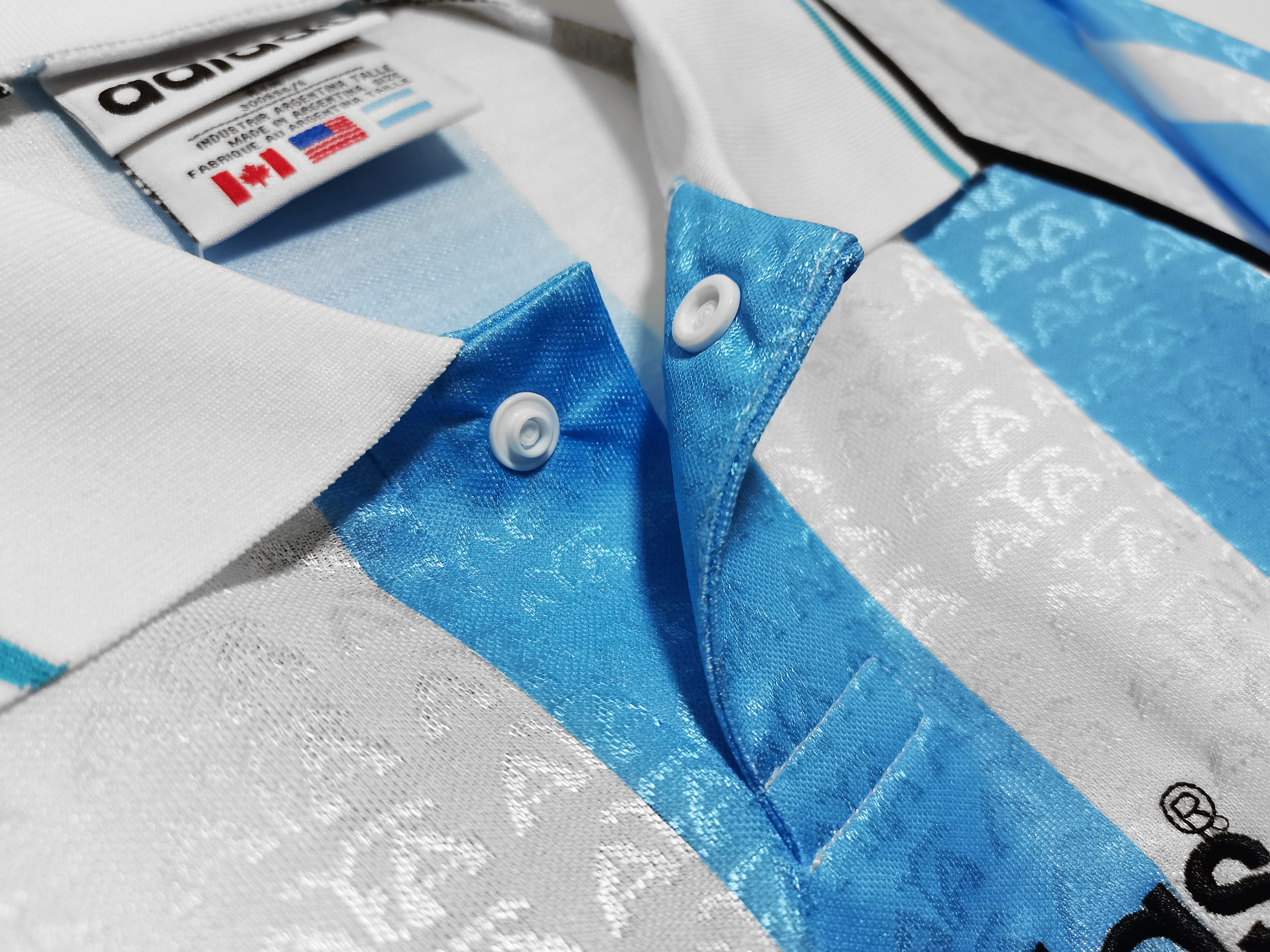 1996/97 Argentina home national team retro jersey