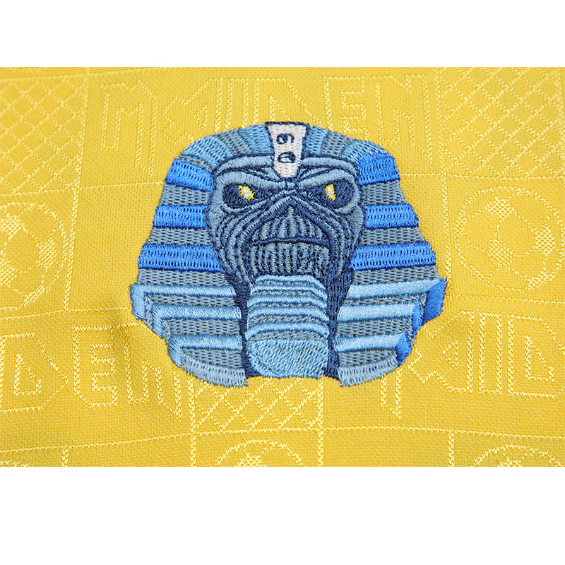 Iron Maiden 2008 Yellow Football Shirt