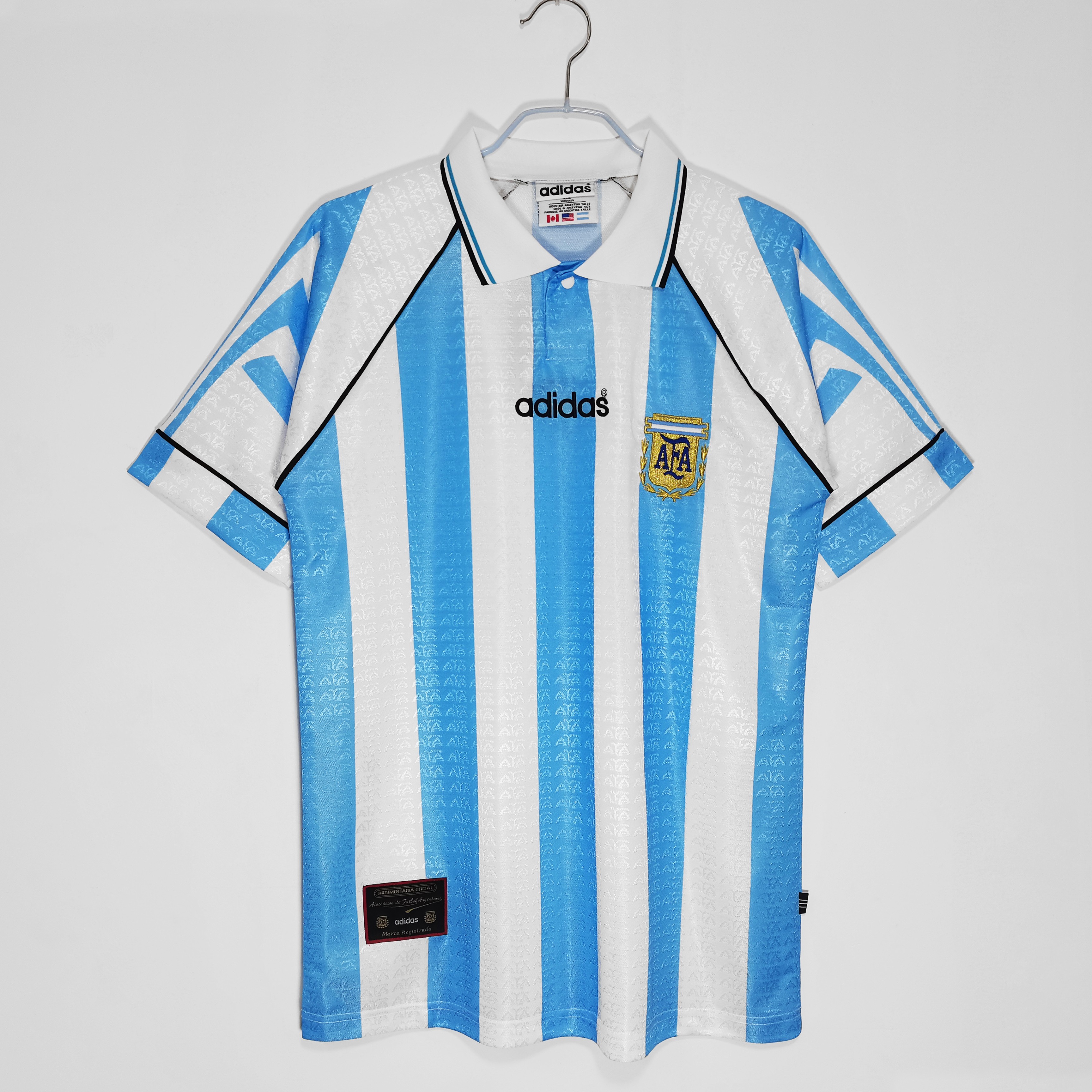 1996/97 Argentina home national team retro jersey