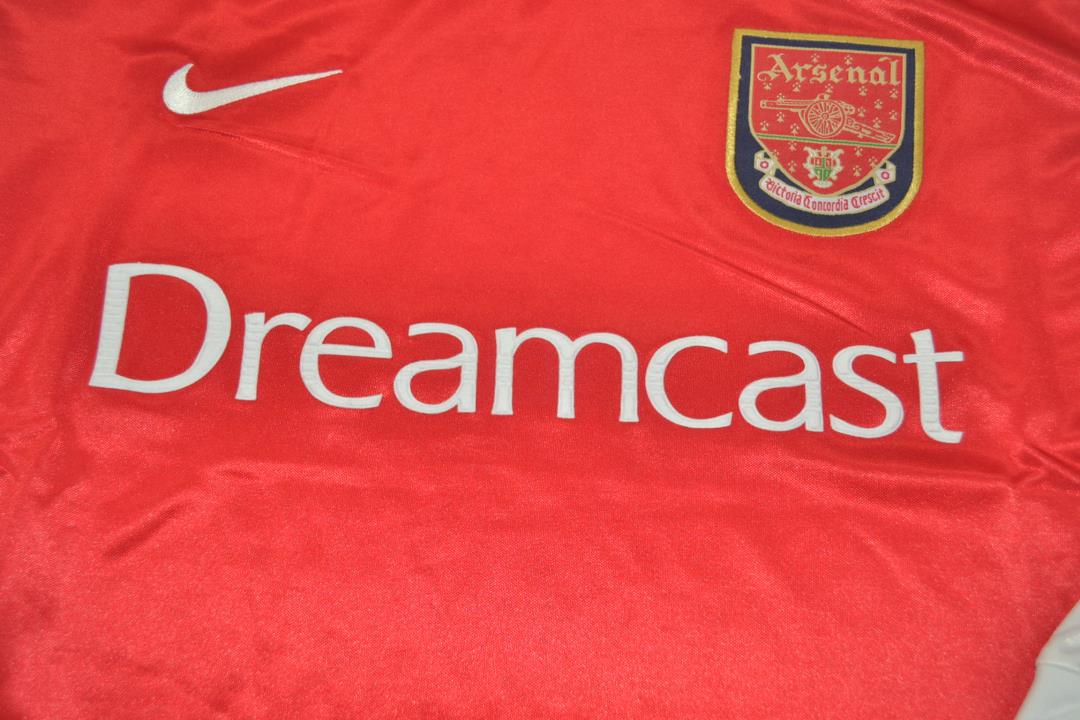 2000/02 Arsenal Home Long Sleeve Retro Football Shirt