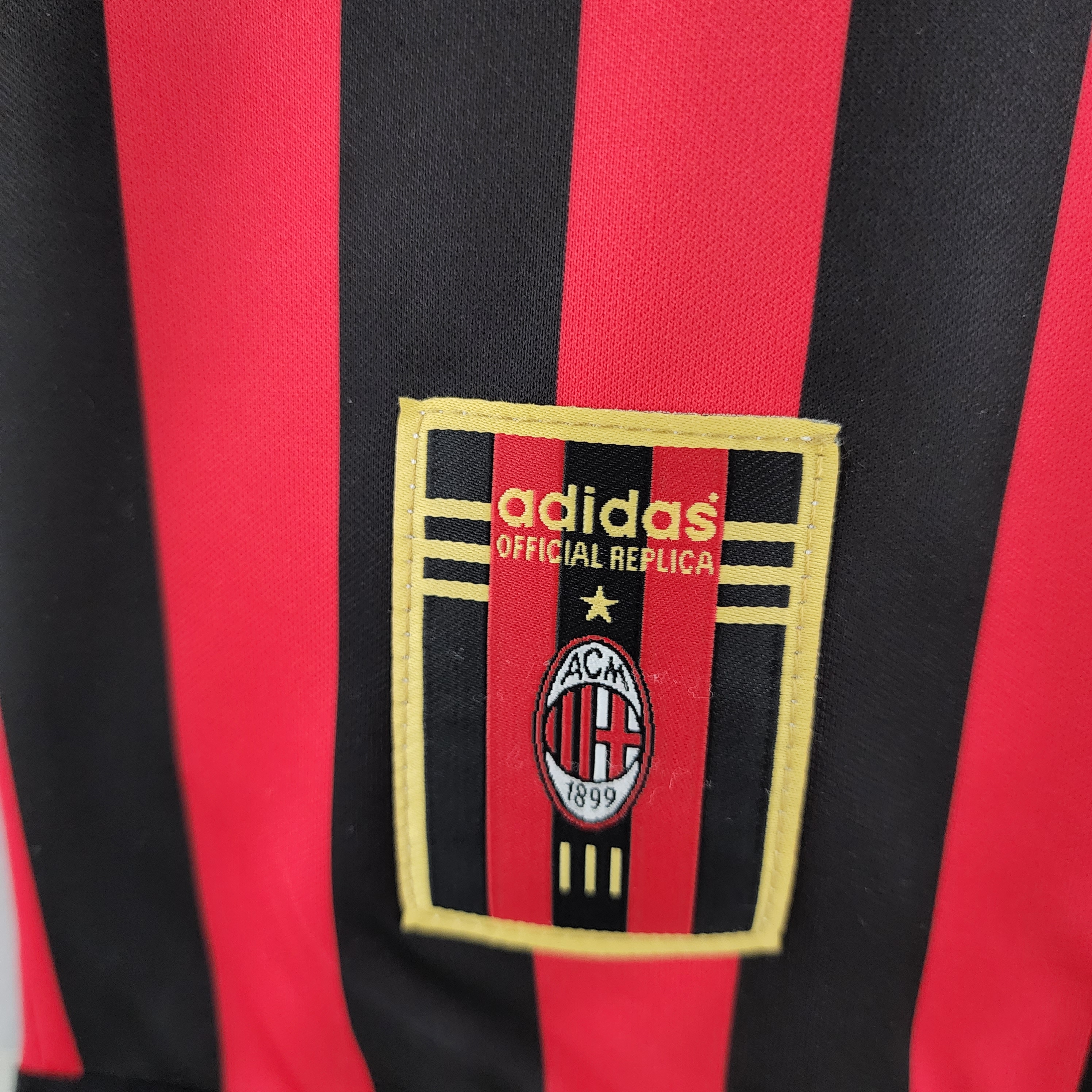 1999/00 AC Milan Home Long Sleeve Vintage Shirt