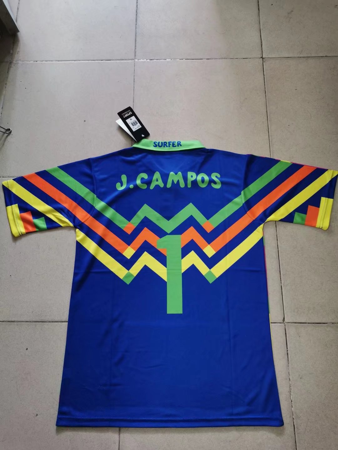 1998 Mexico goalkeeper suit Campos