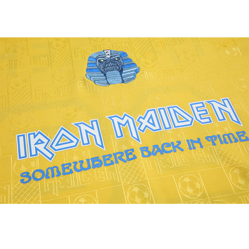 Iron Maiden 2008 Yellow Football Shirt