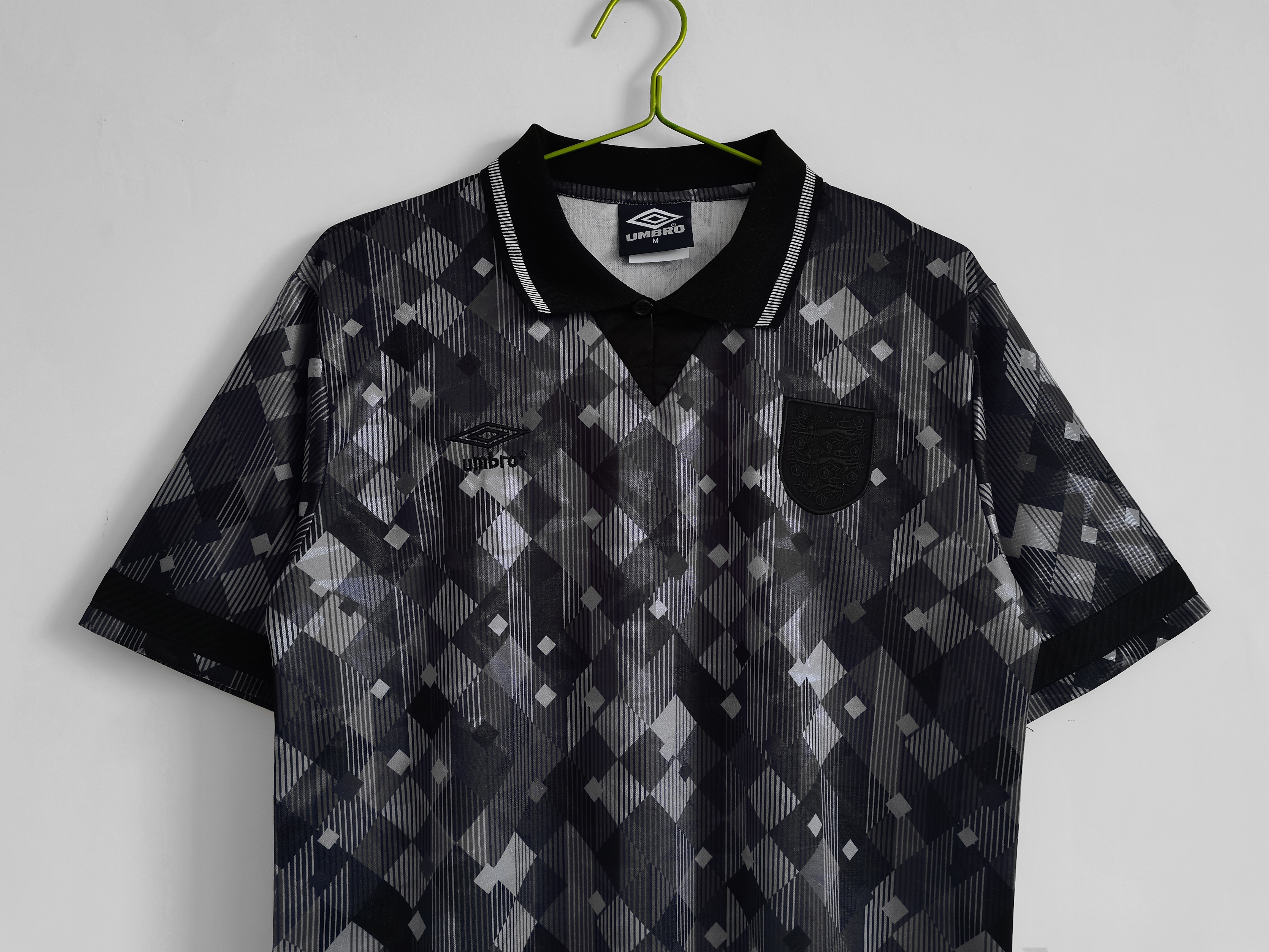 1990 England Away National Team Retro Football Jersey