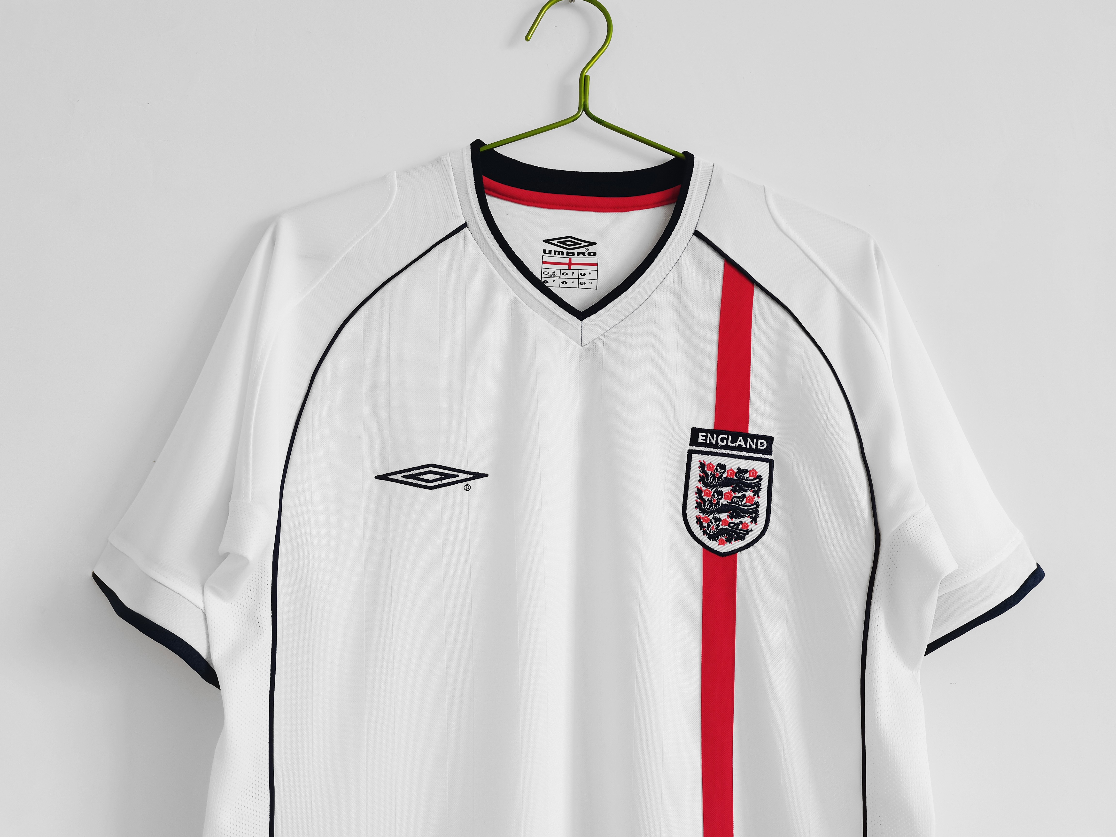 2001-03 England home national team retro jersey