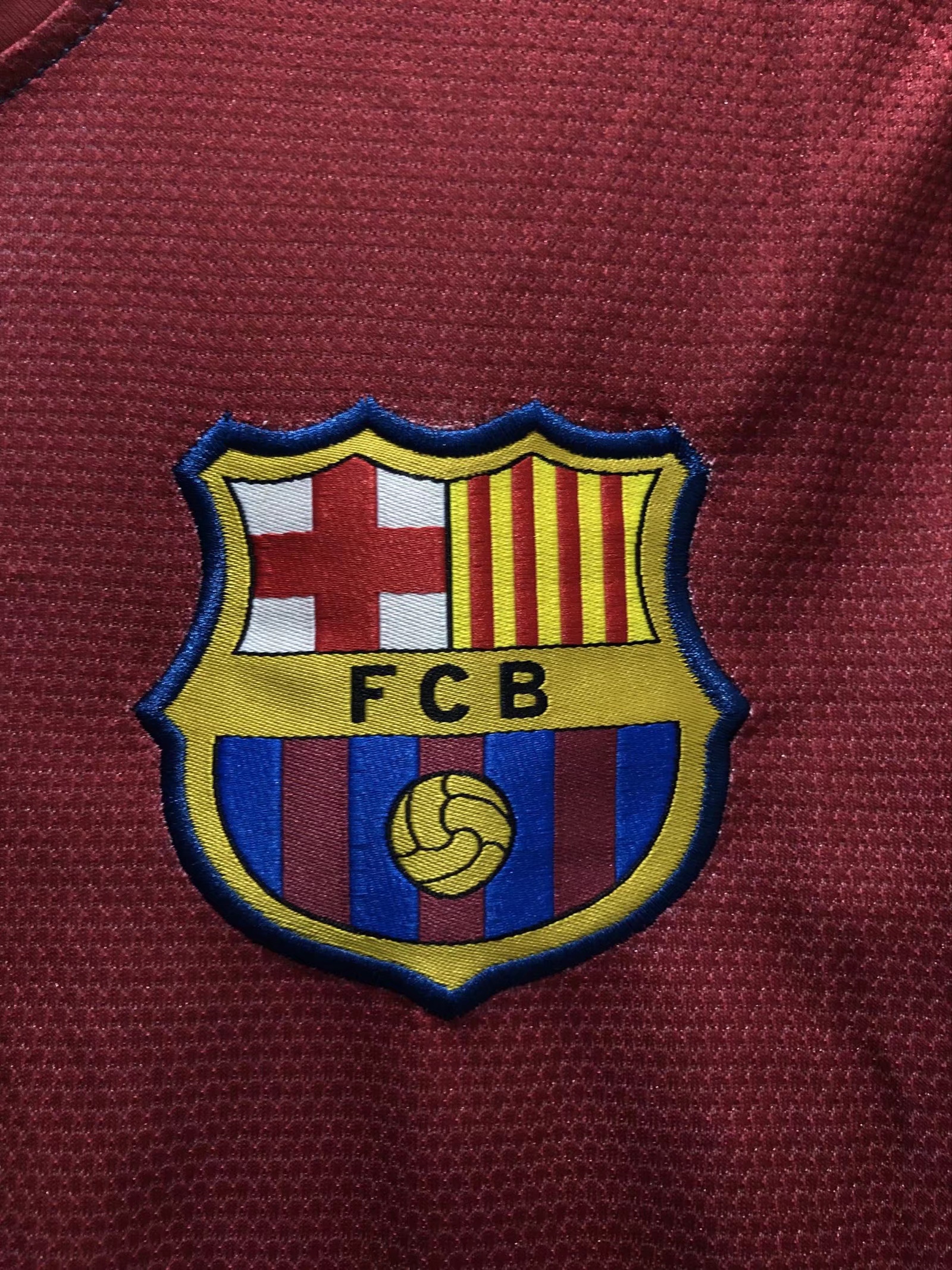 2008/09 Barcelona home short-sleeved UEFA Champions League version retro football jersey