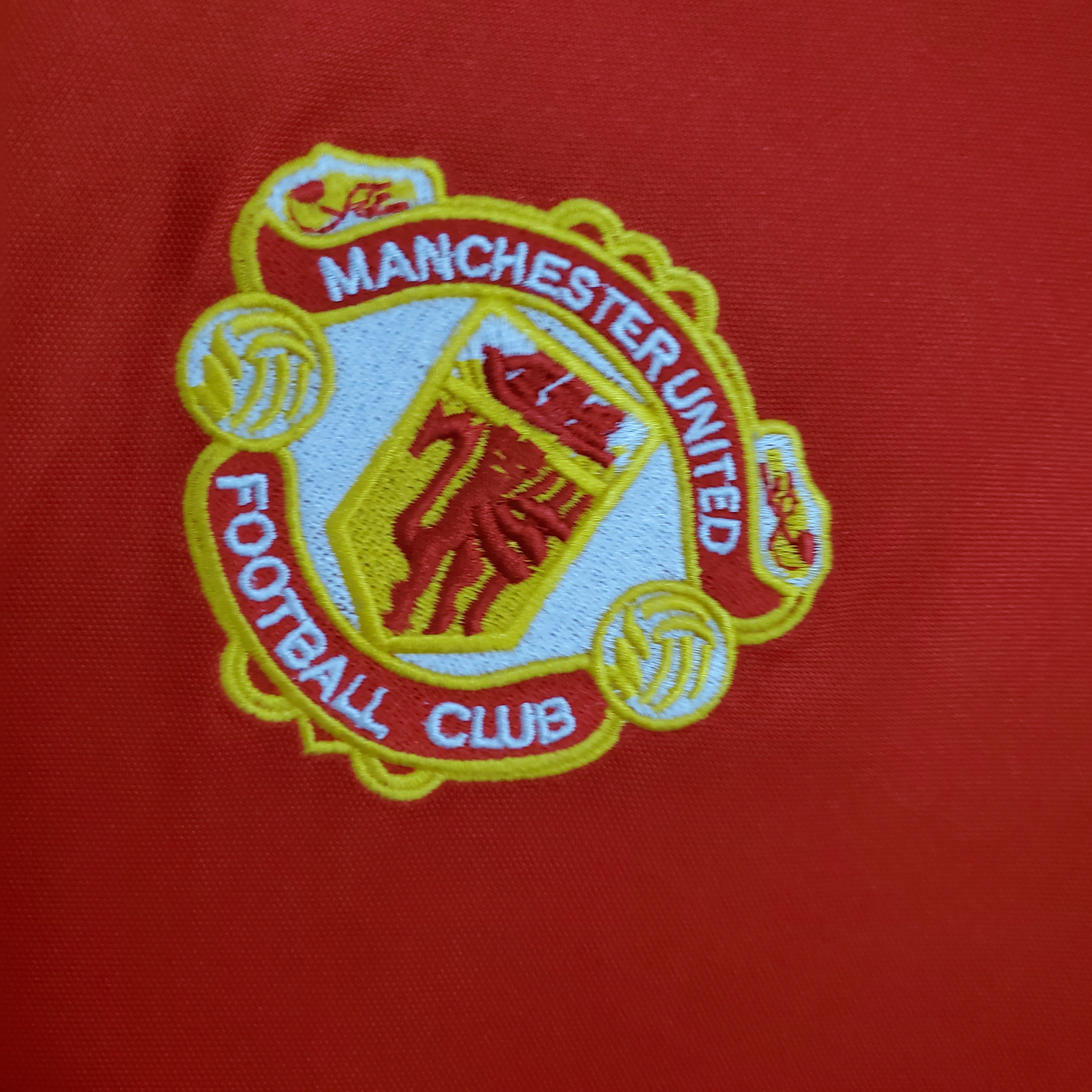 1985 Manchester United Home Retro Football Shirt M-U