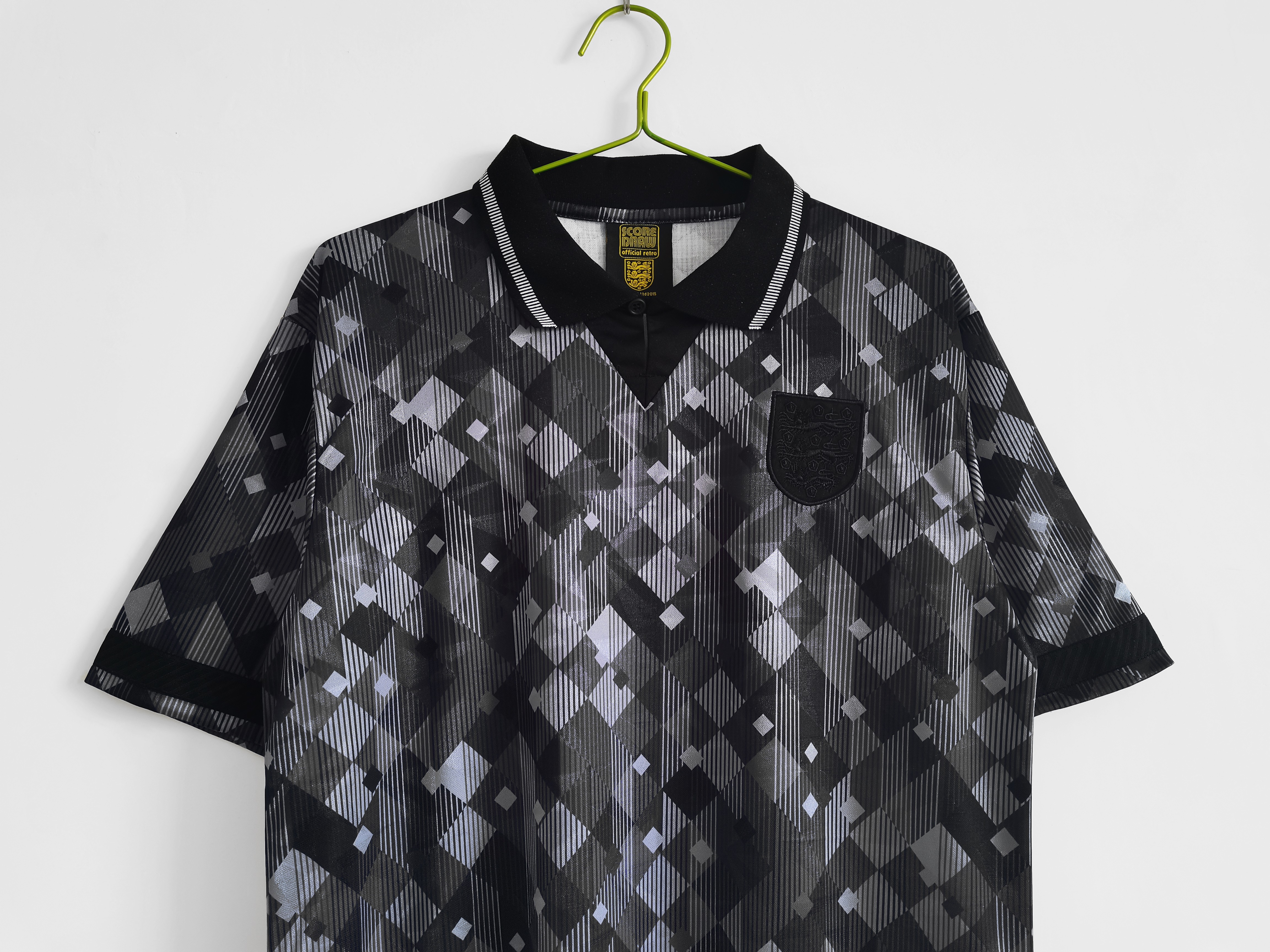 1990 England Away National Team Retro Football Jersey（No Umbro）