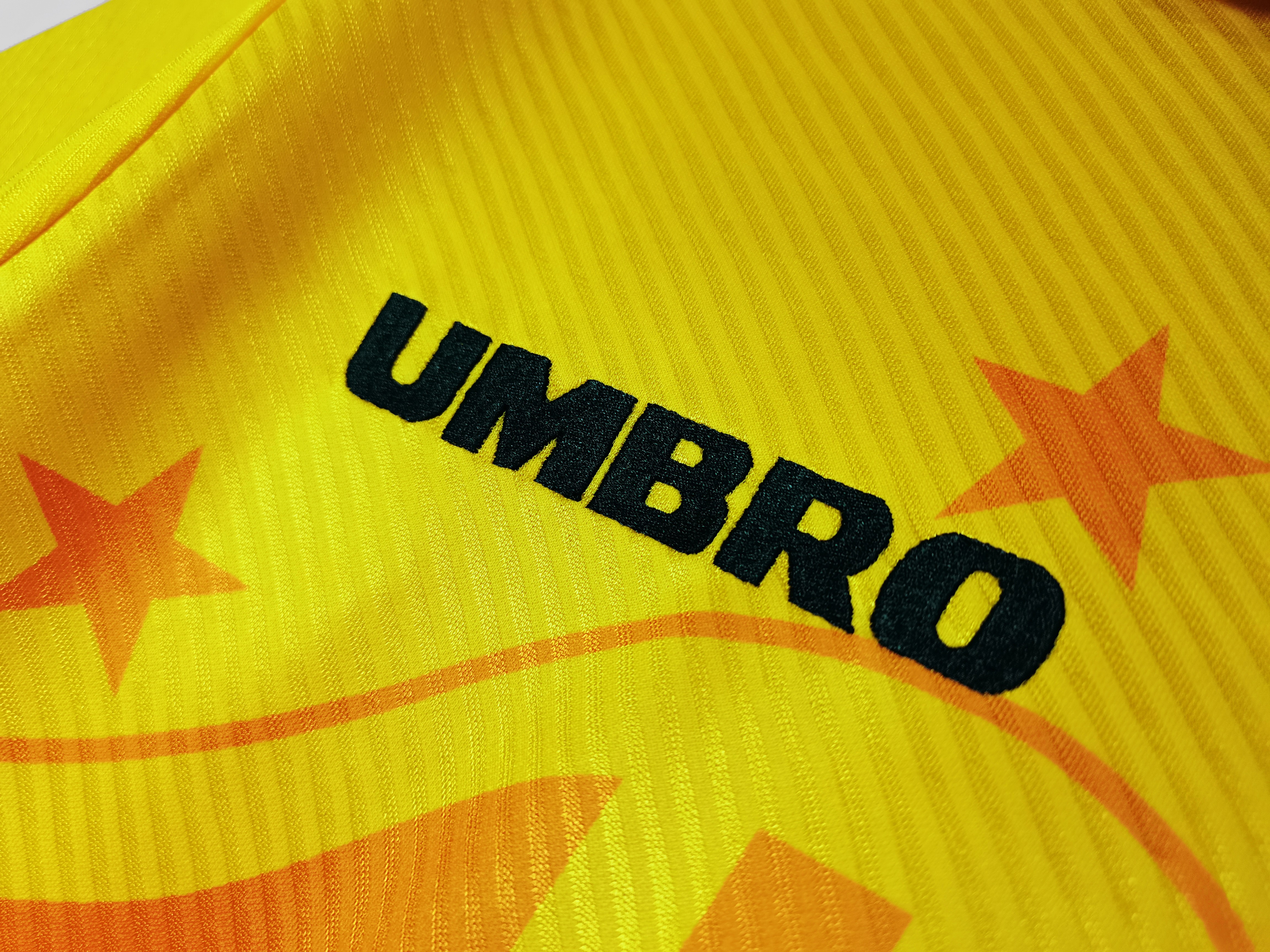 1994 Brazil home national team retro football jersey