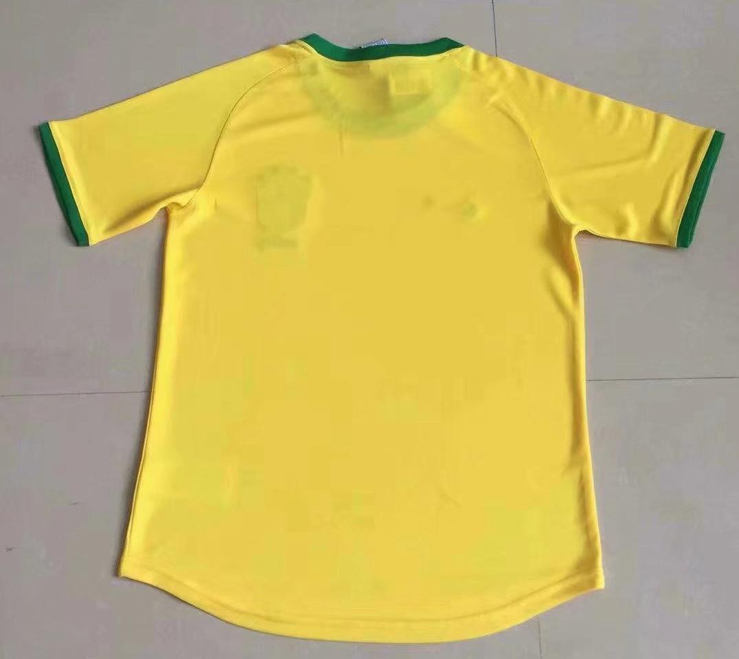 2000 Brazil Home National Team Retro Football Jersey