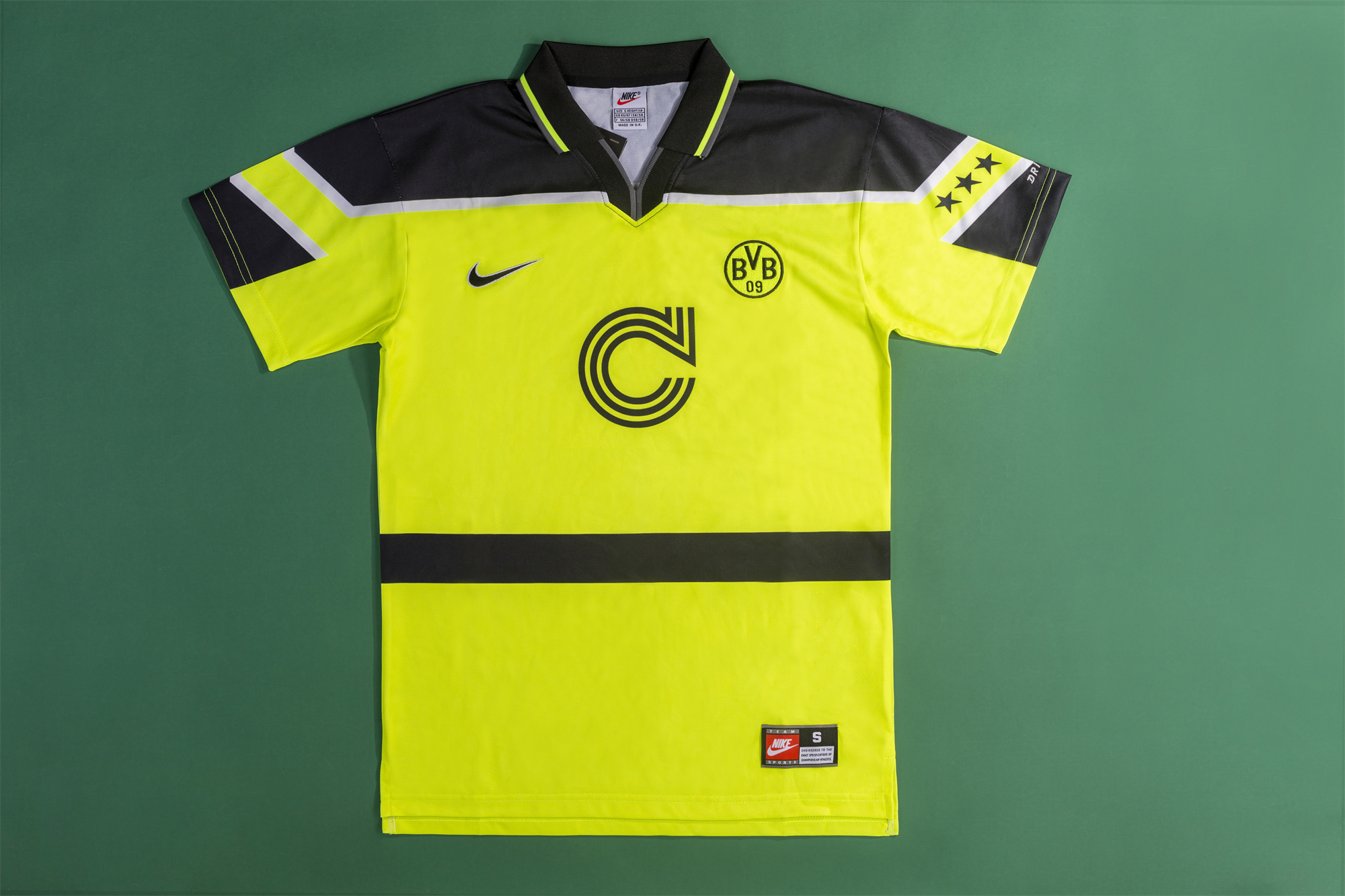 1996/97 Dortmund Champions League home vintage shirt