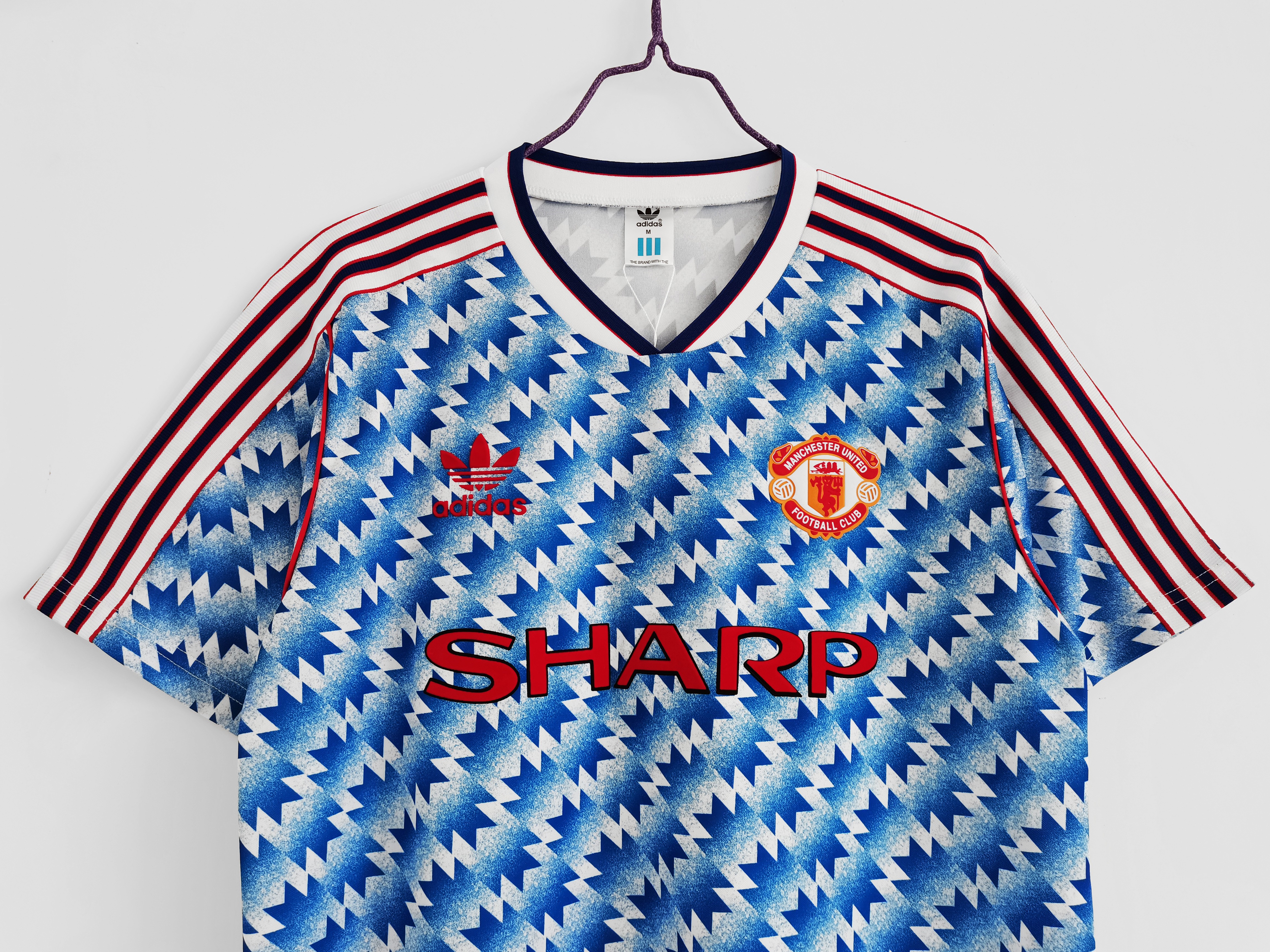 1990/92 Manchester United away retro shirt